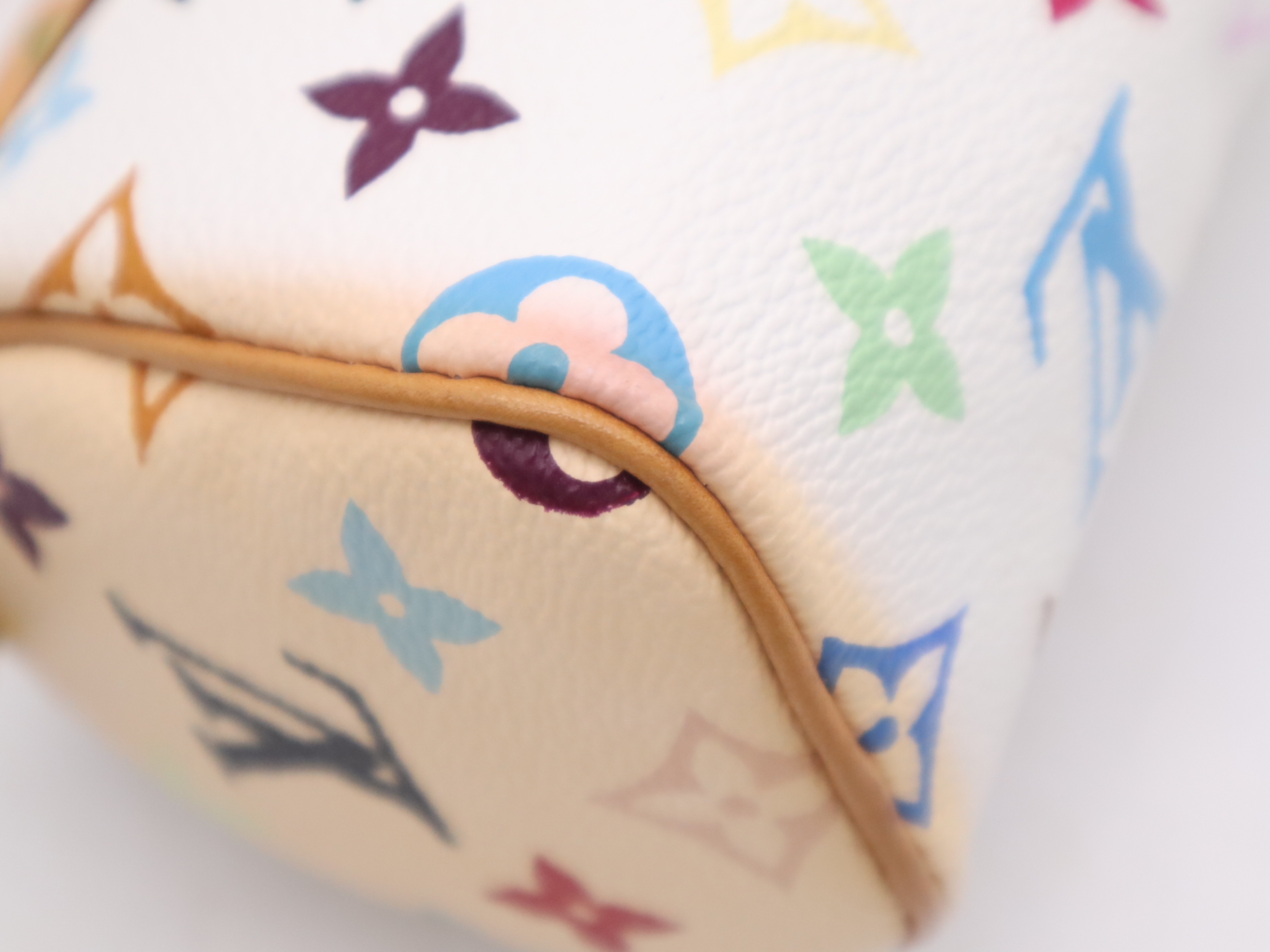 M92645 Multicolor Mini Speedy Blanc Handbag — view 10