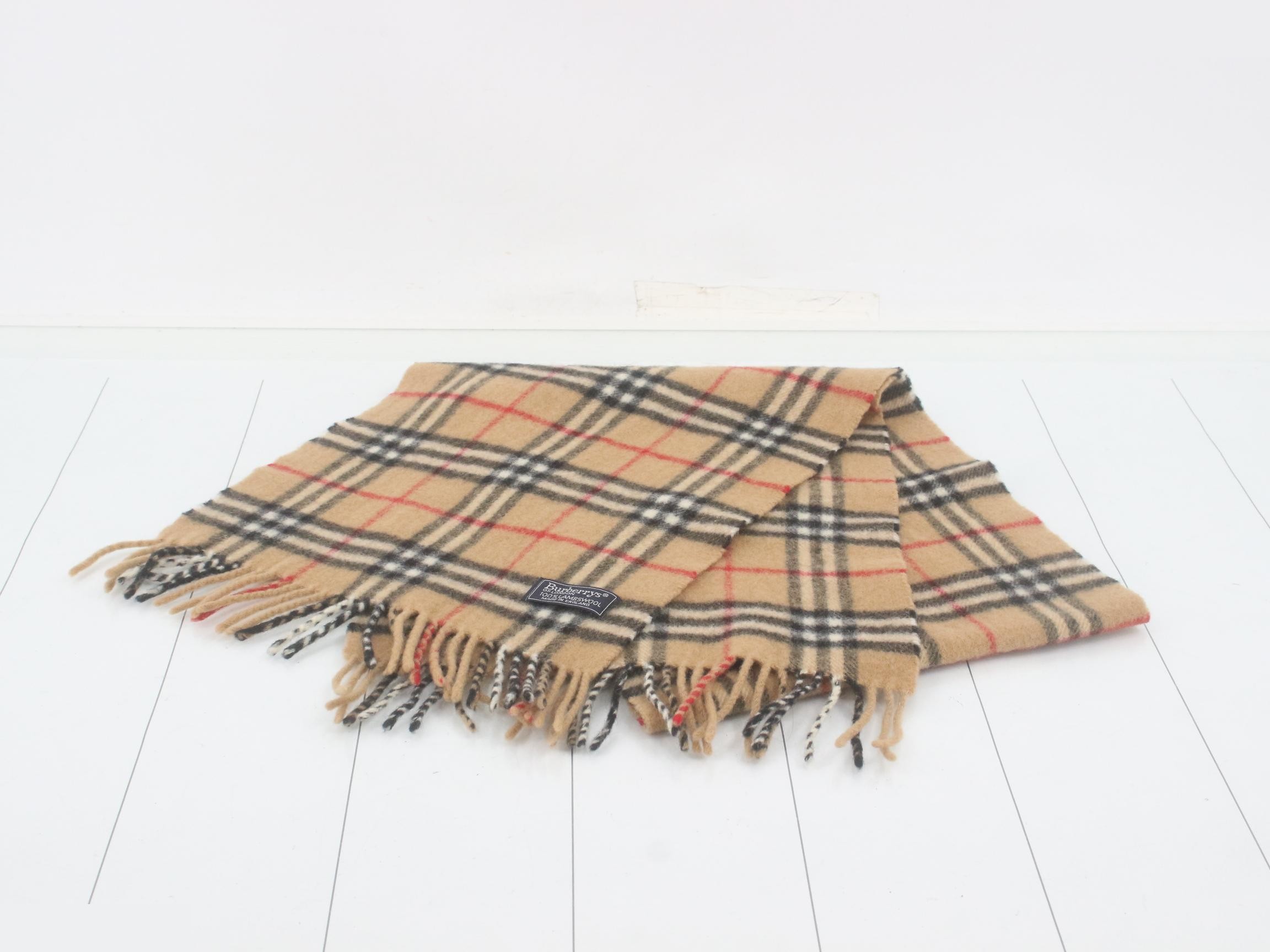 Scarf, Nova Check, Beige — view 2