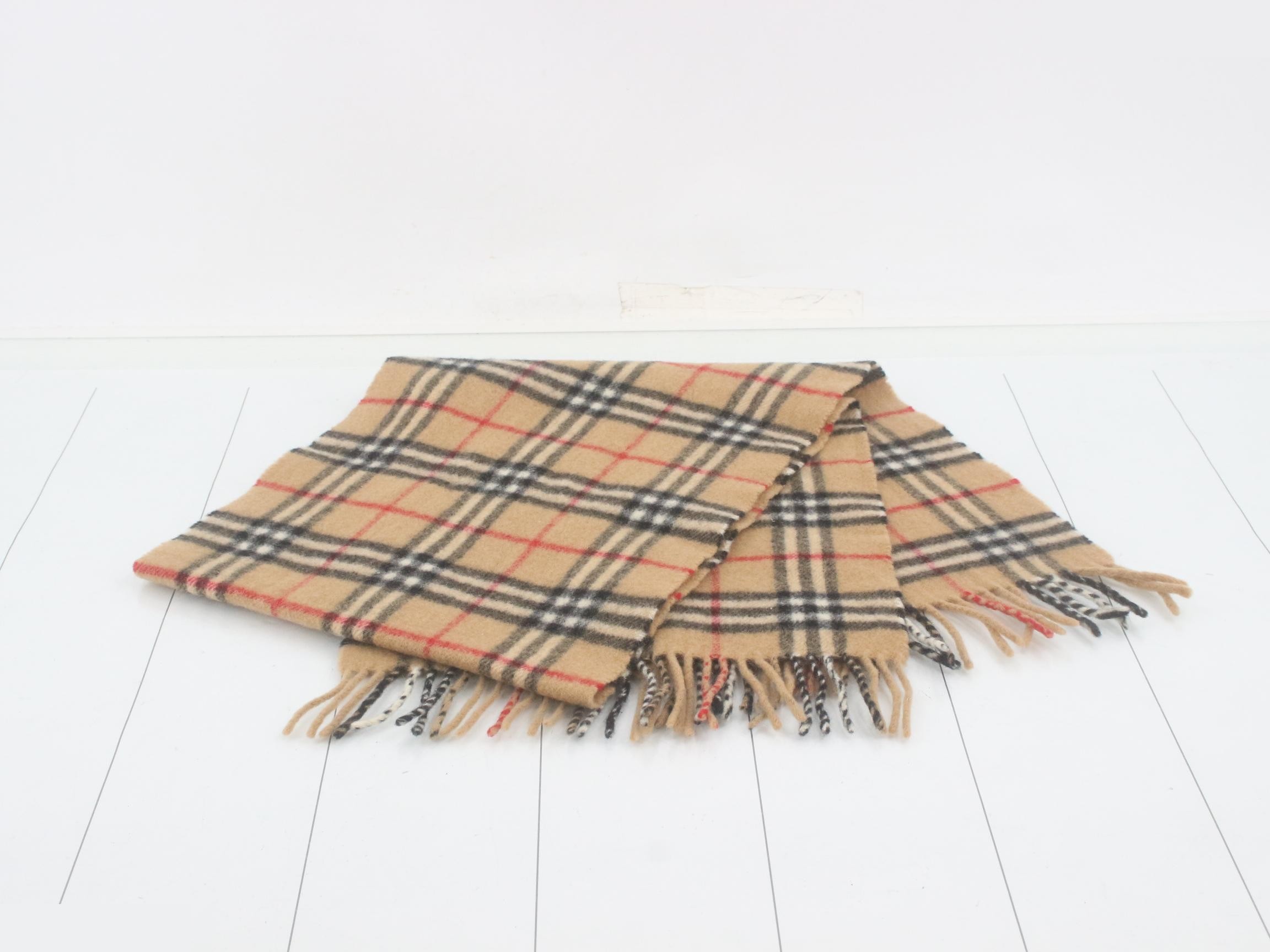 Scarf, Nova Check, Beige — view 3