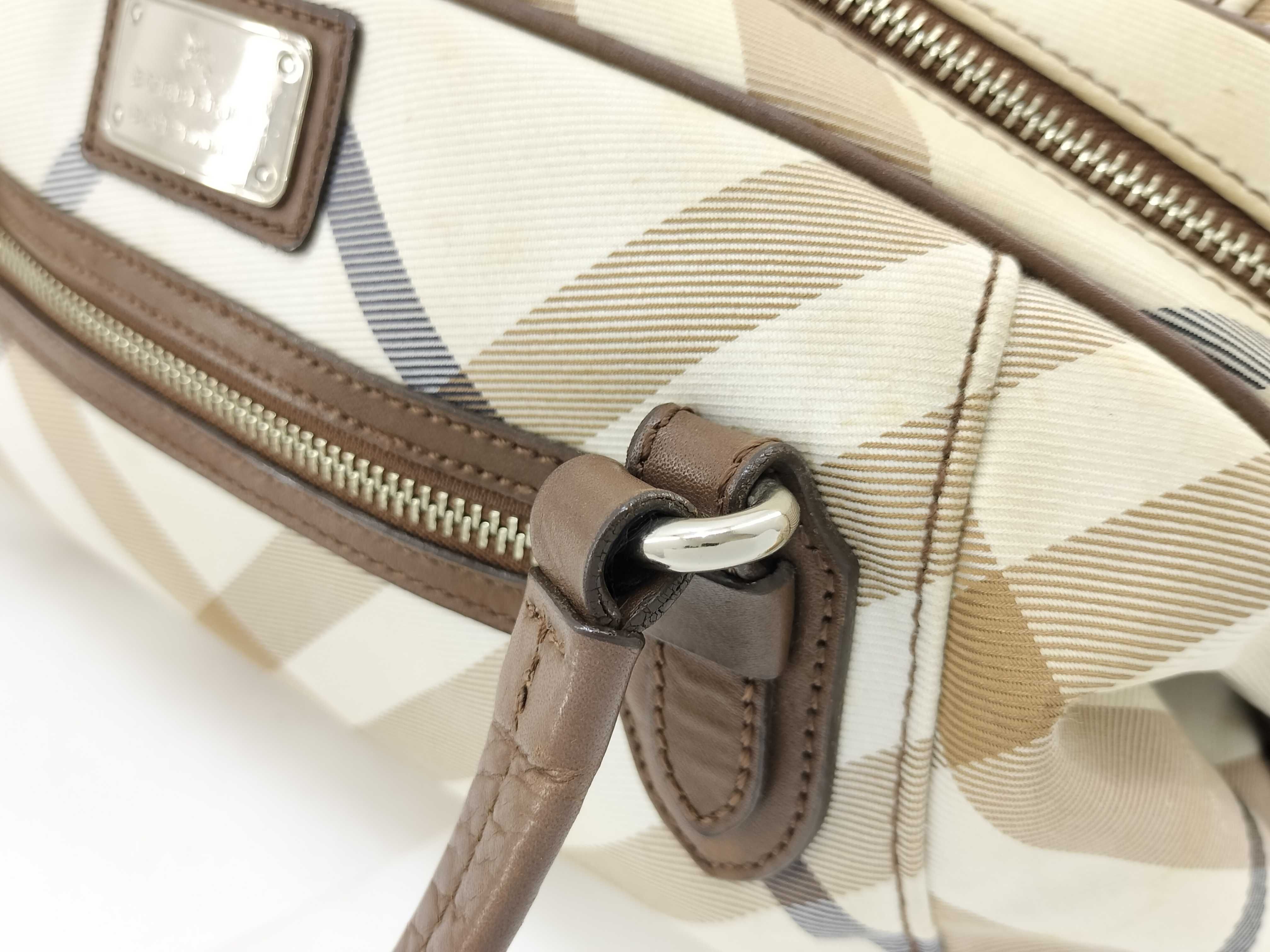 Blue Label Burberry Handbag Blue Label Plaid Plate Tote Bag Shoulder Bag — view 8
