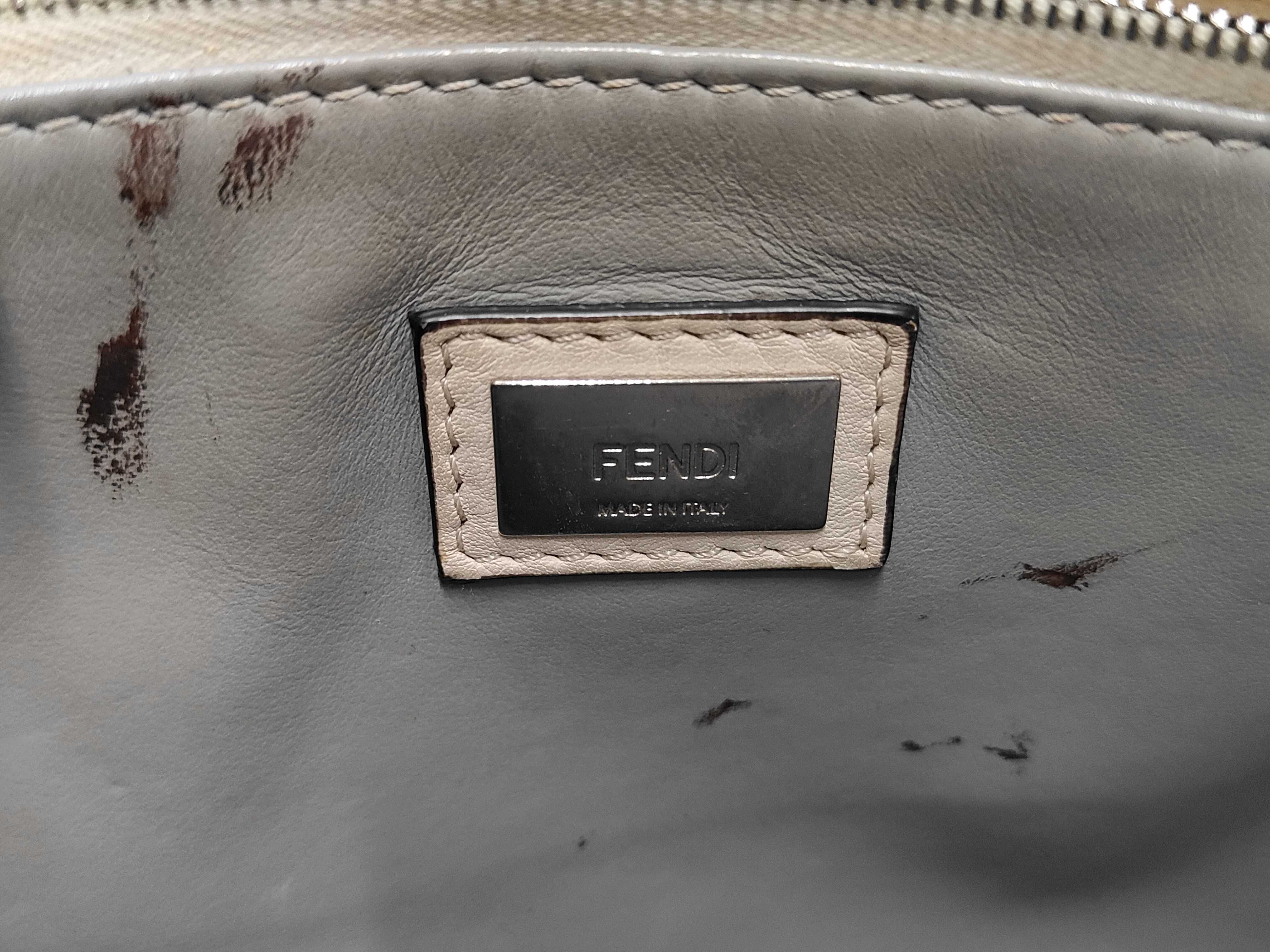 Petite 2Jours 2-Way Handbag, Leather, Beige, with Strap and Scarf. — view 10