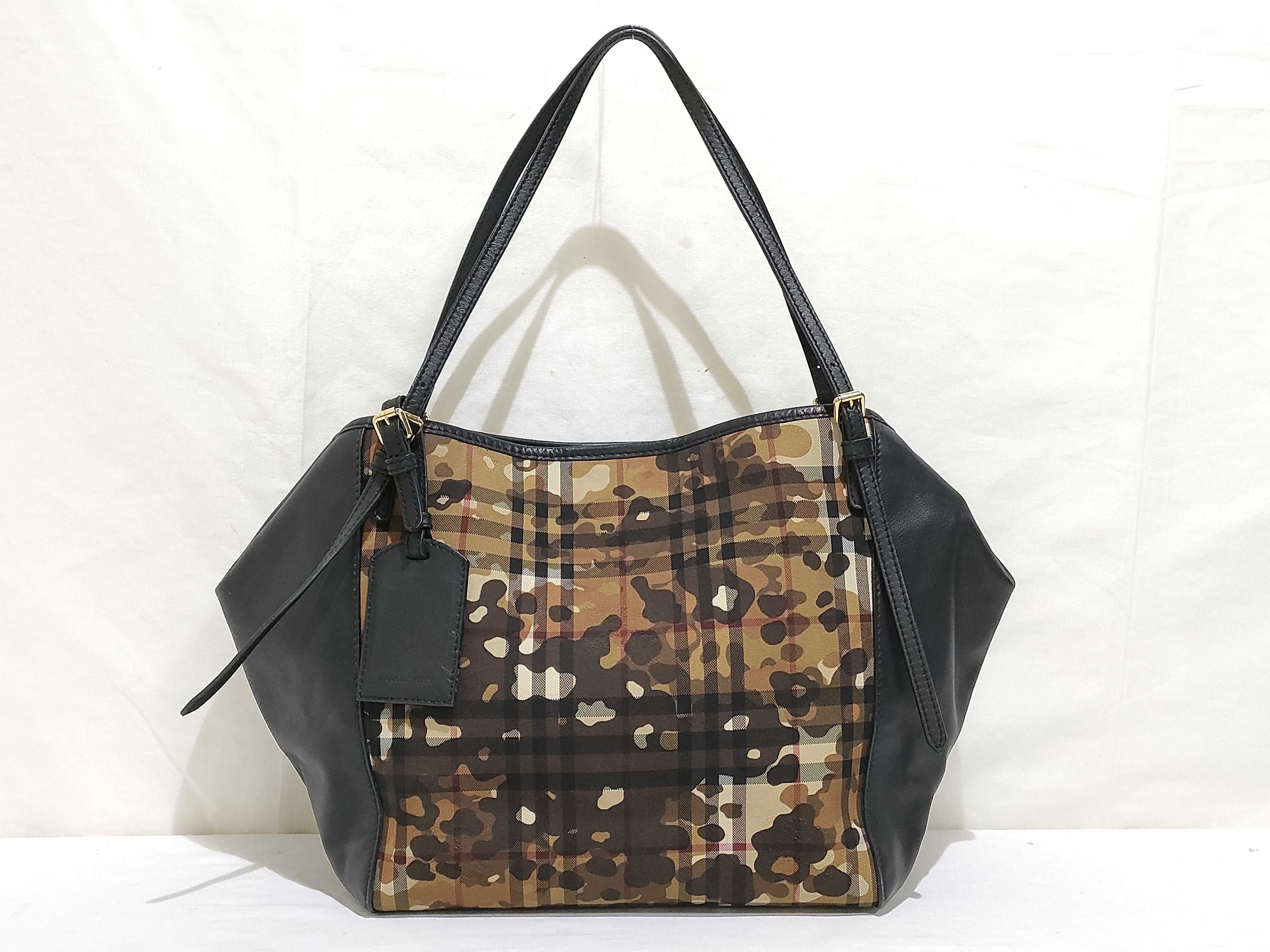 Nova Check Shadow Horse Camouflage Tote Bag