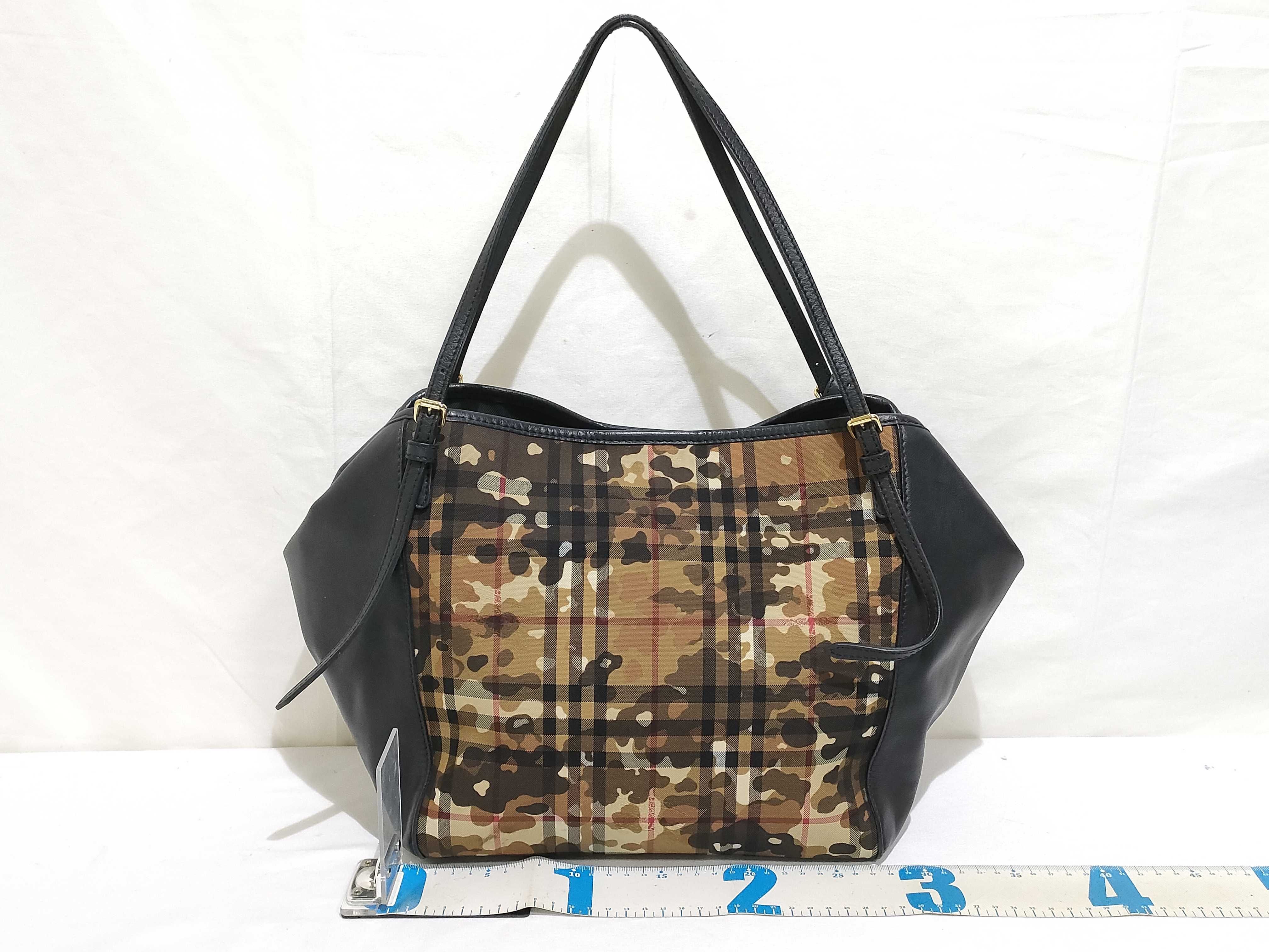 Nova Check Shadow Horse Camouflage Tote Bag — view 2