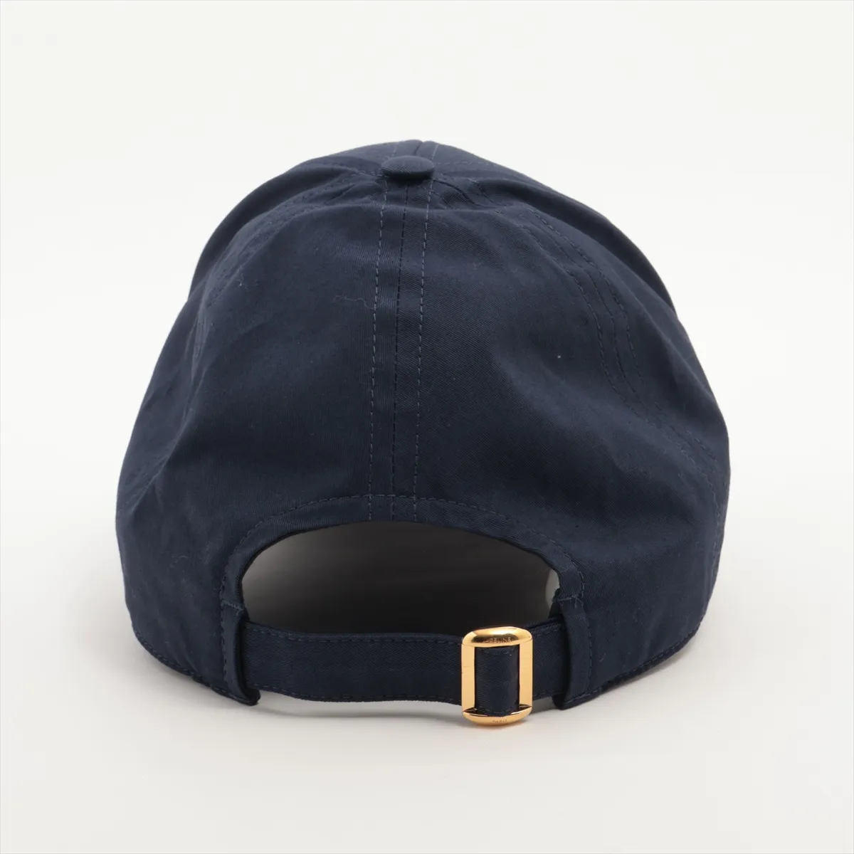 2AUA1969P Logo Cap, Size L, Cotton, Navy. Shows signs of wear, — view 3