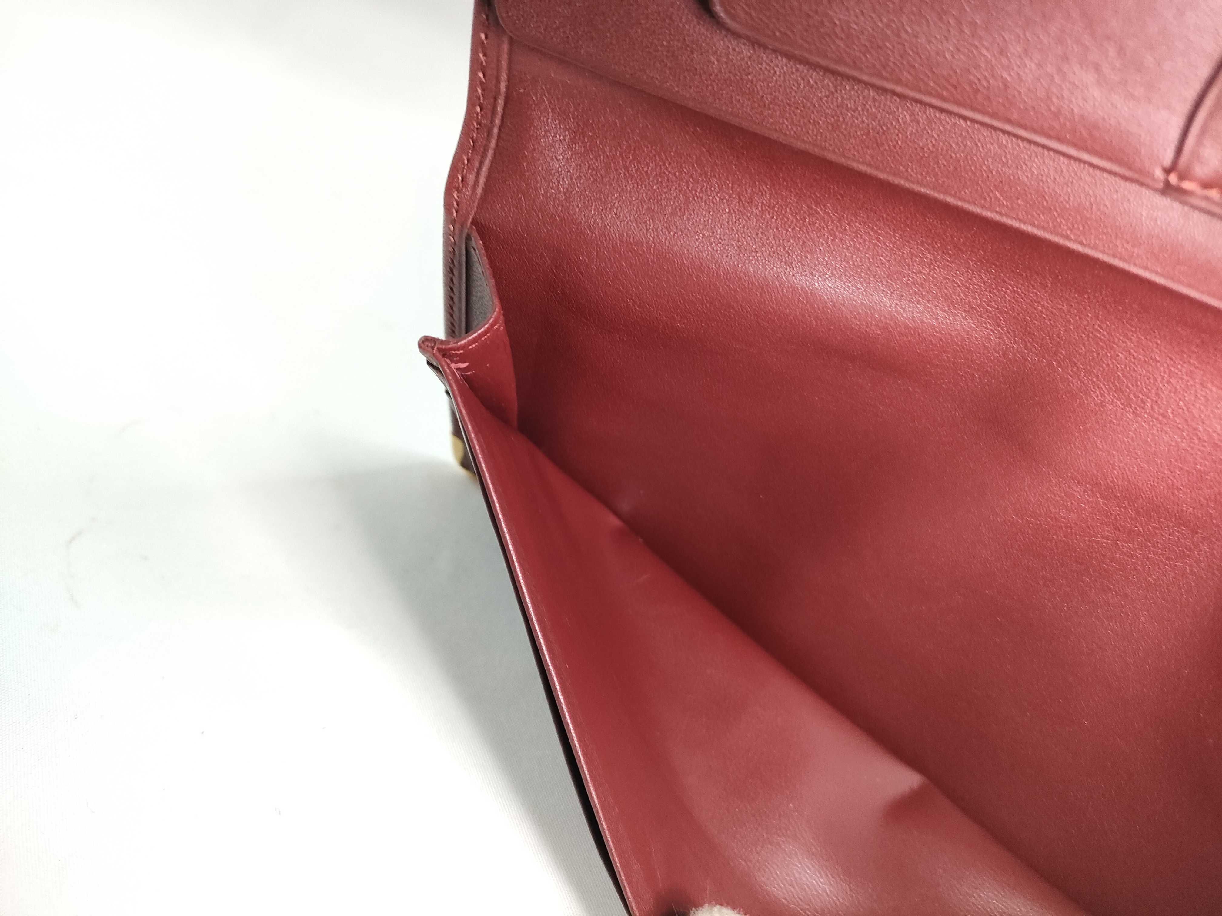 Must Line Long Wallet, Bordeaux Leather Billfold — view 11