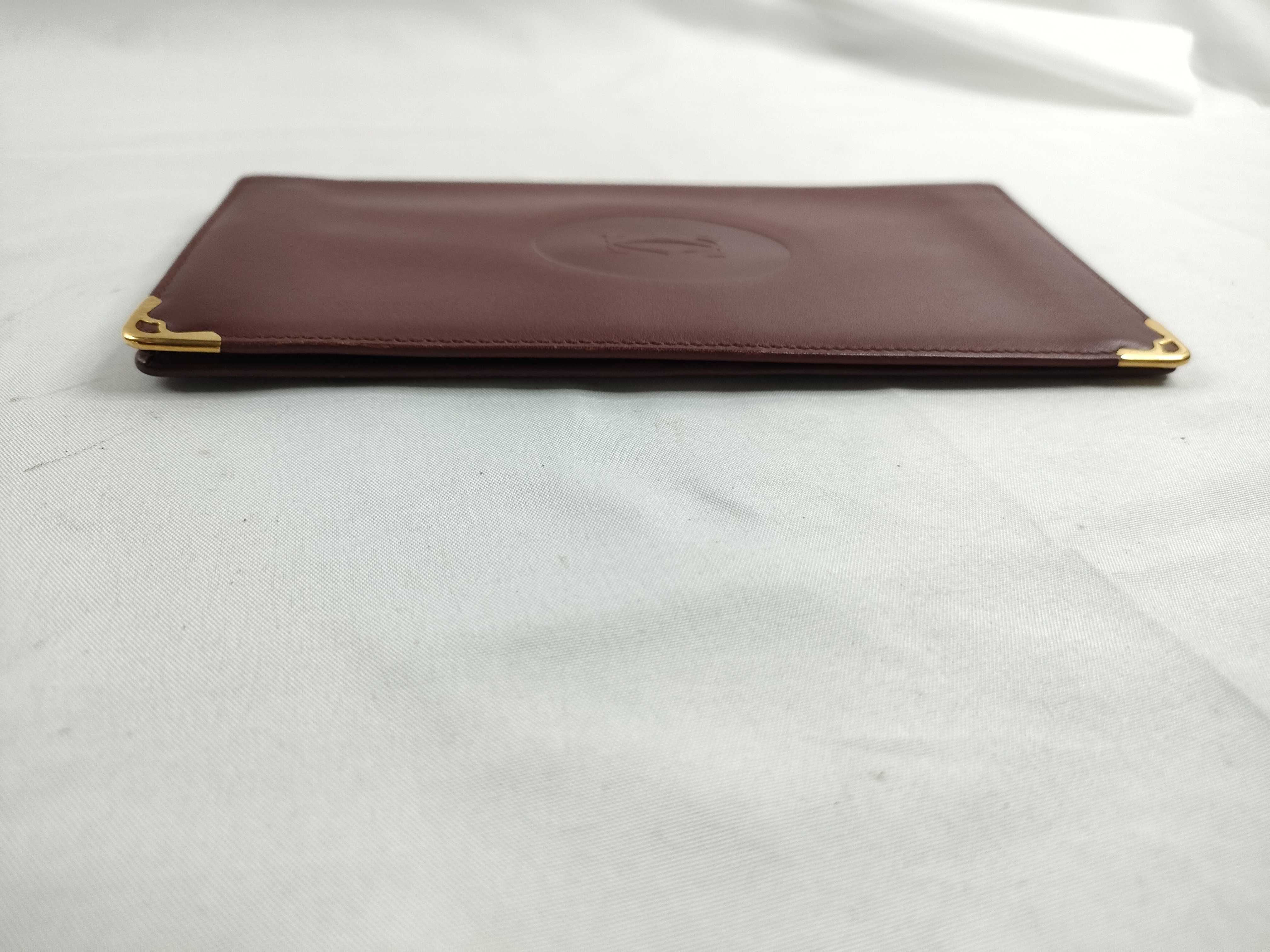 Must Line Long Wallet, Bordeaux Leather Billfold — view 6