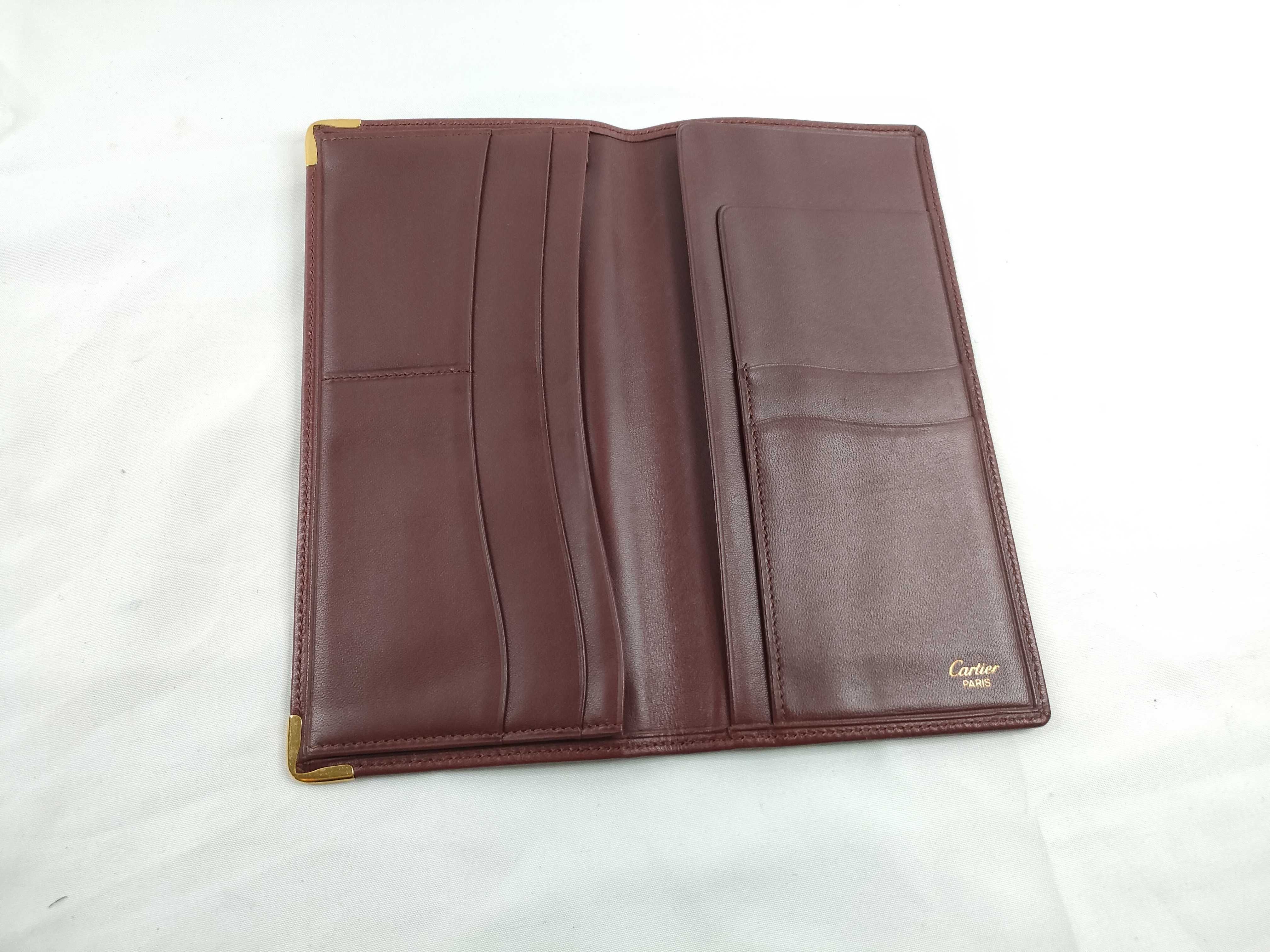 Must Line Long Wallet, Bordeaux Leather Billfold — view 8