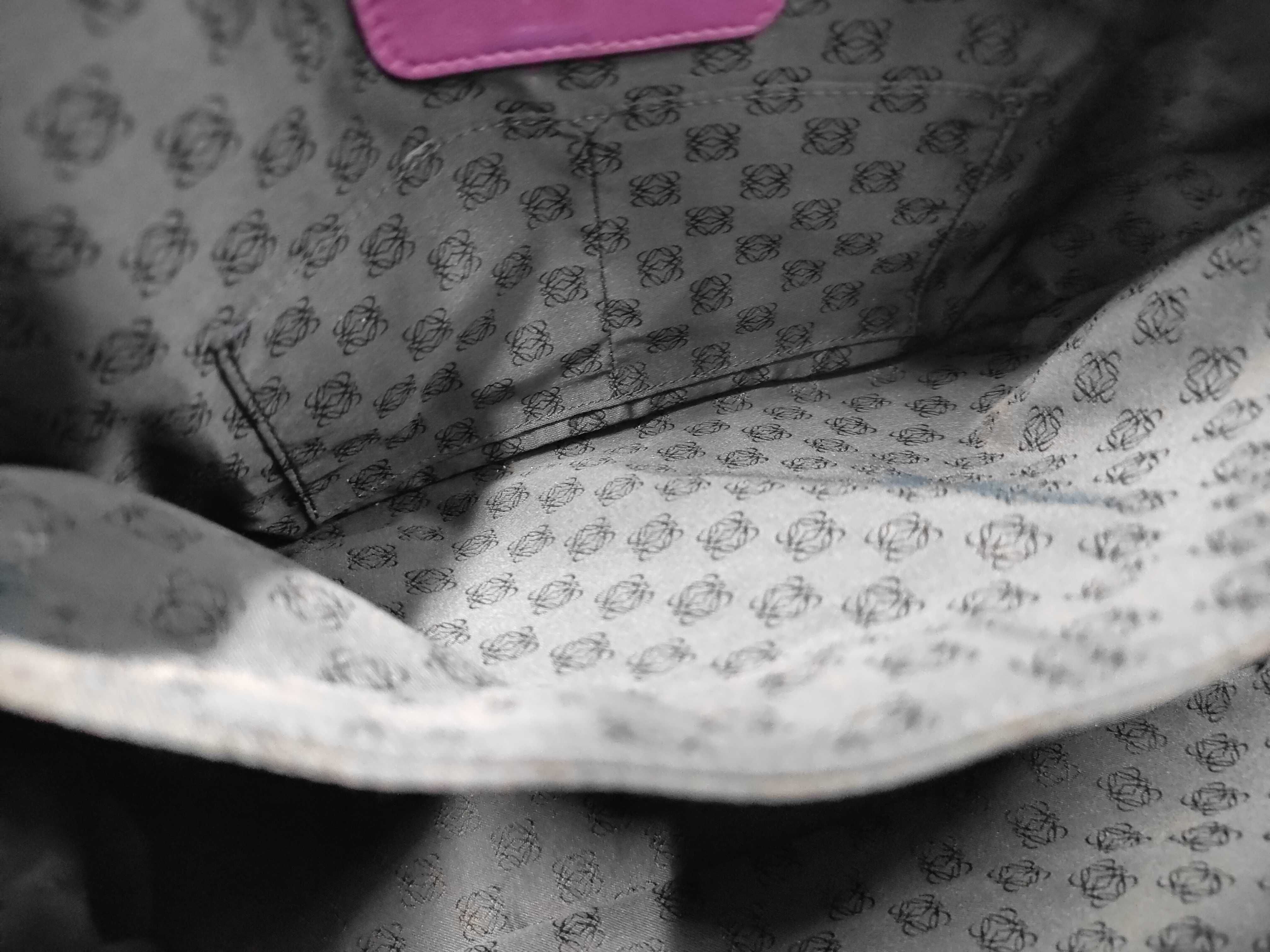 Canvas Handbag, Purple — view 10