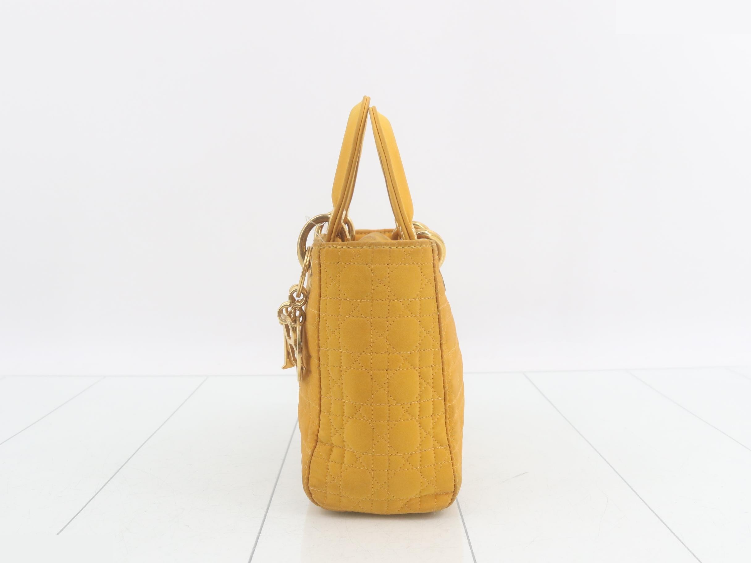 Lady Dior Cannage Nylon Medium — view 3