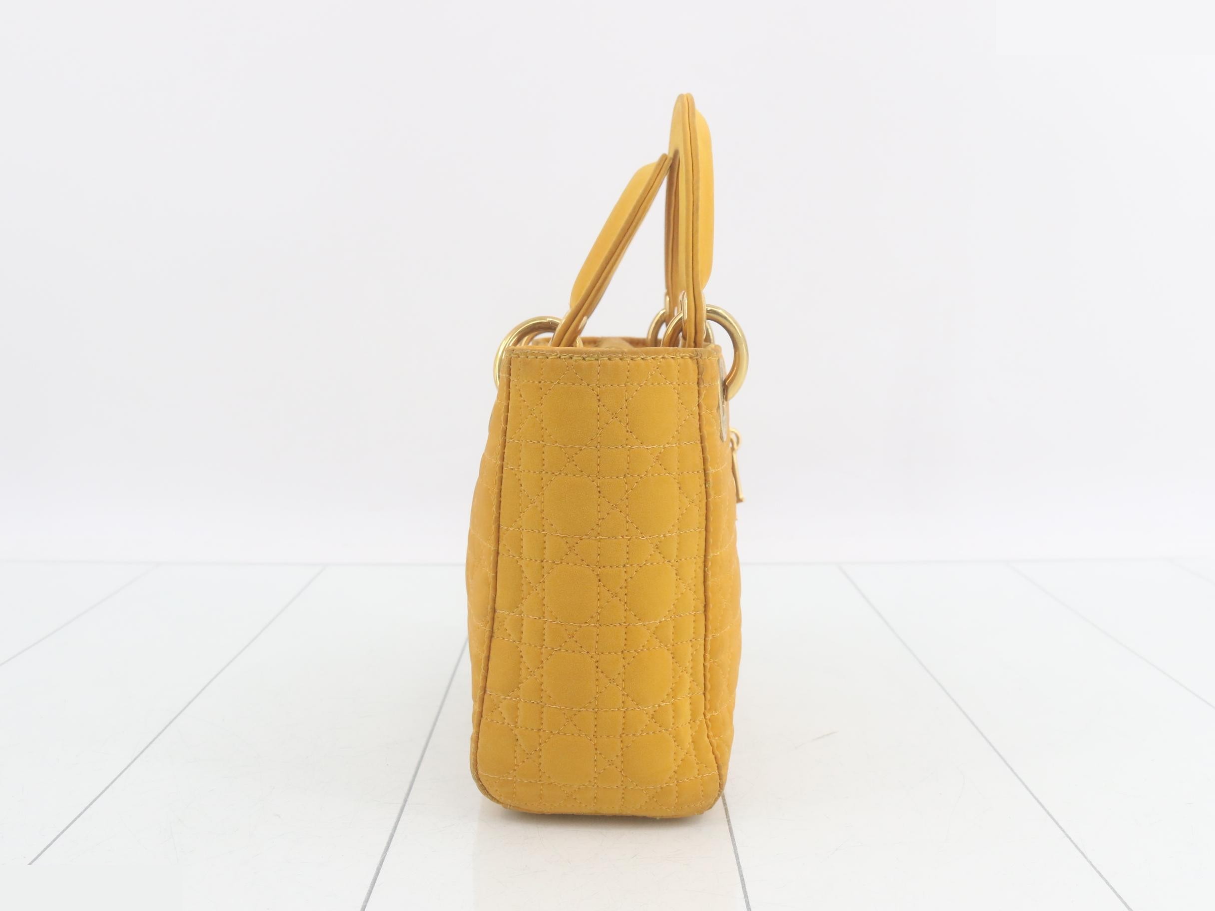 Lady Dior Cannage Nylon Medium — view 4