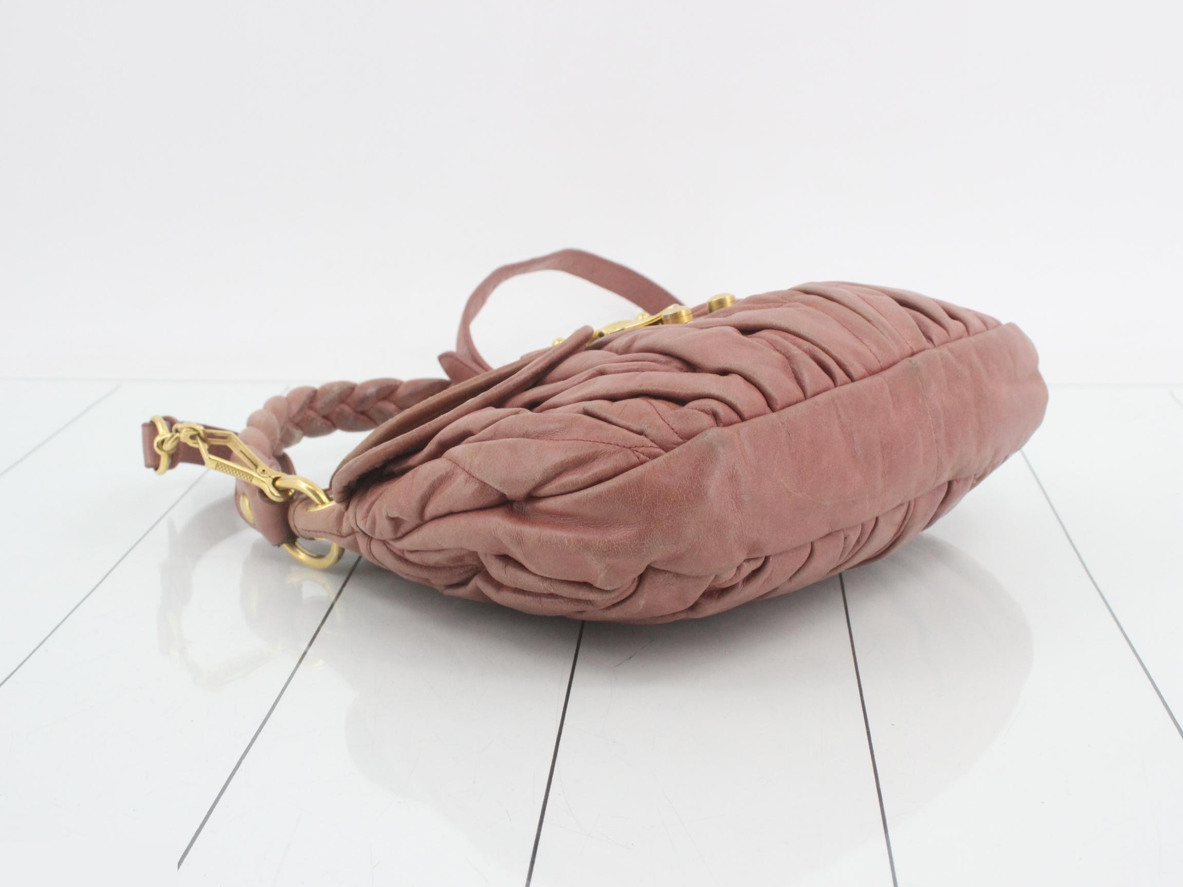 2-way bag, pink, leather — view 5