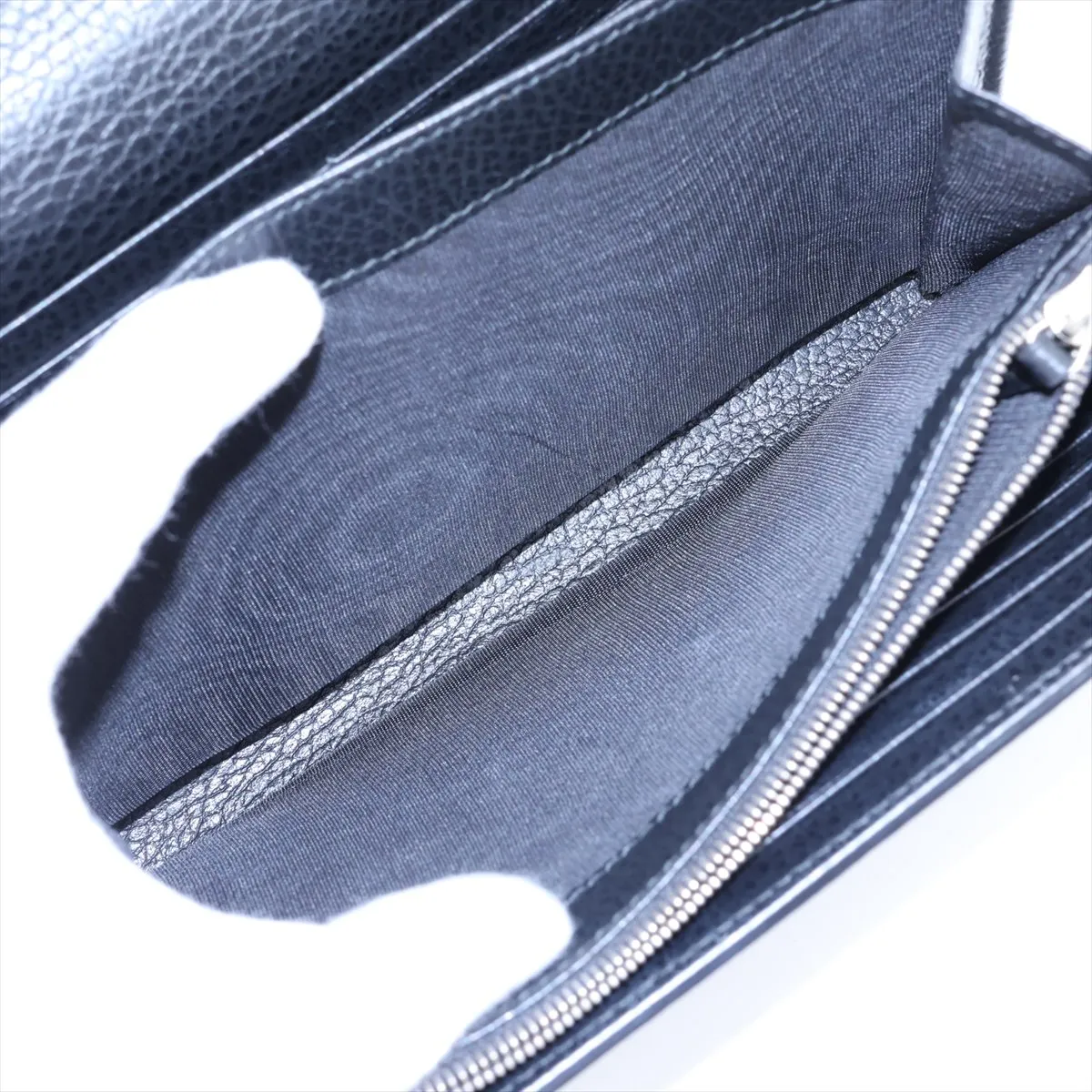Dionysus Leather Chain Wallet, Black, 401231 — view 7