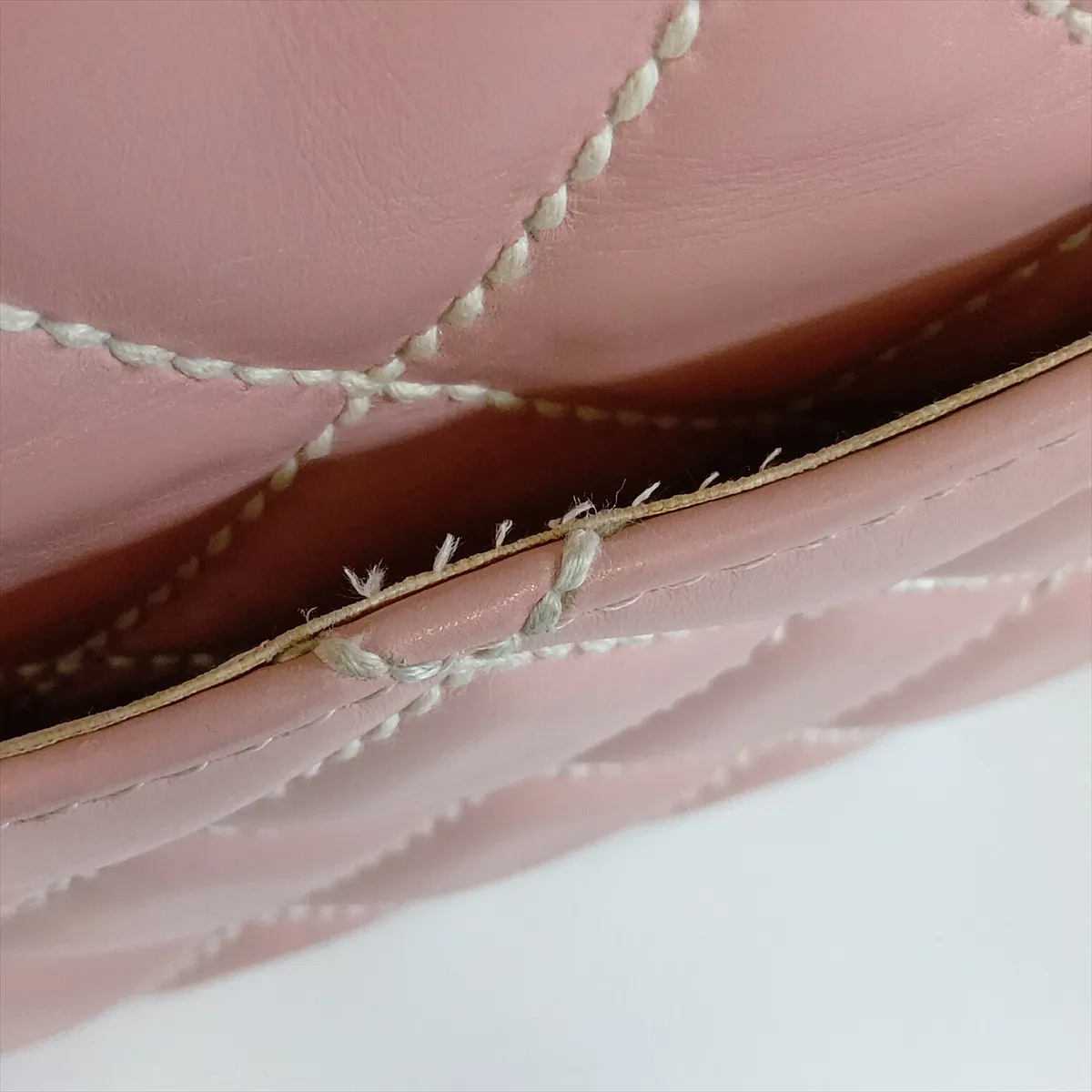 Wild Stitch Leather Shoulder Bag, Pink with Gold Hardware, 9993852, Series 9 — view 14