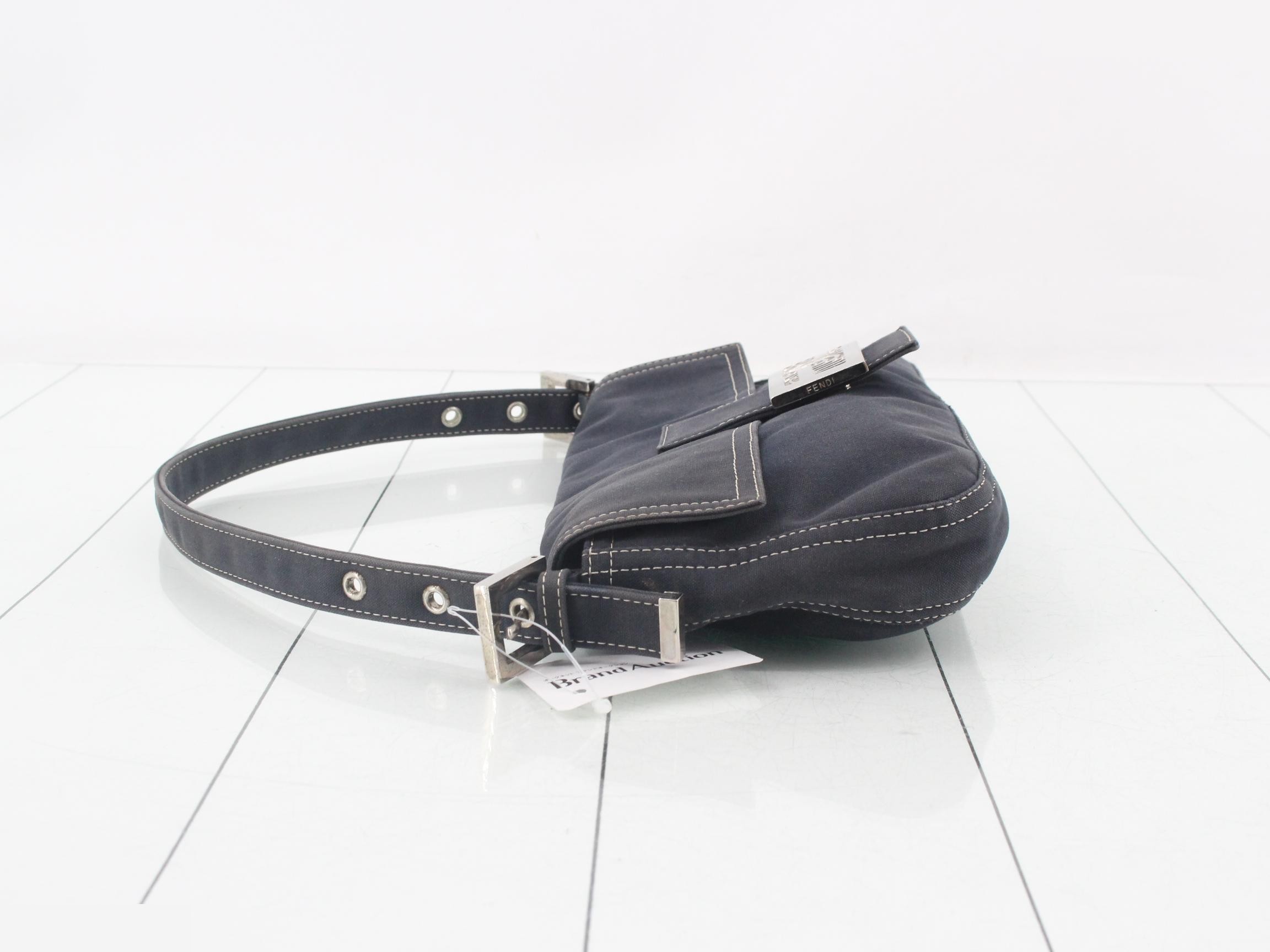 Mamma Baguette Denim Marble One-Handle Mini Bag — view 4