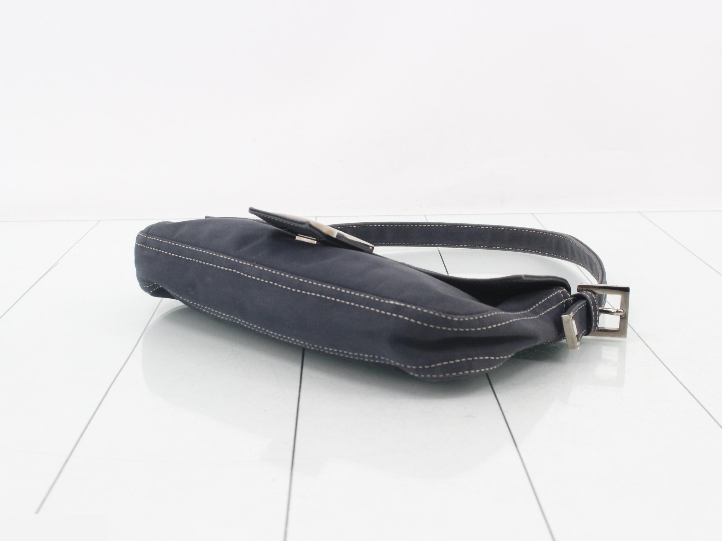 Mamma Baguette Denim Marble One-Handle Mini Bag — view 6