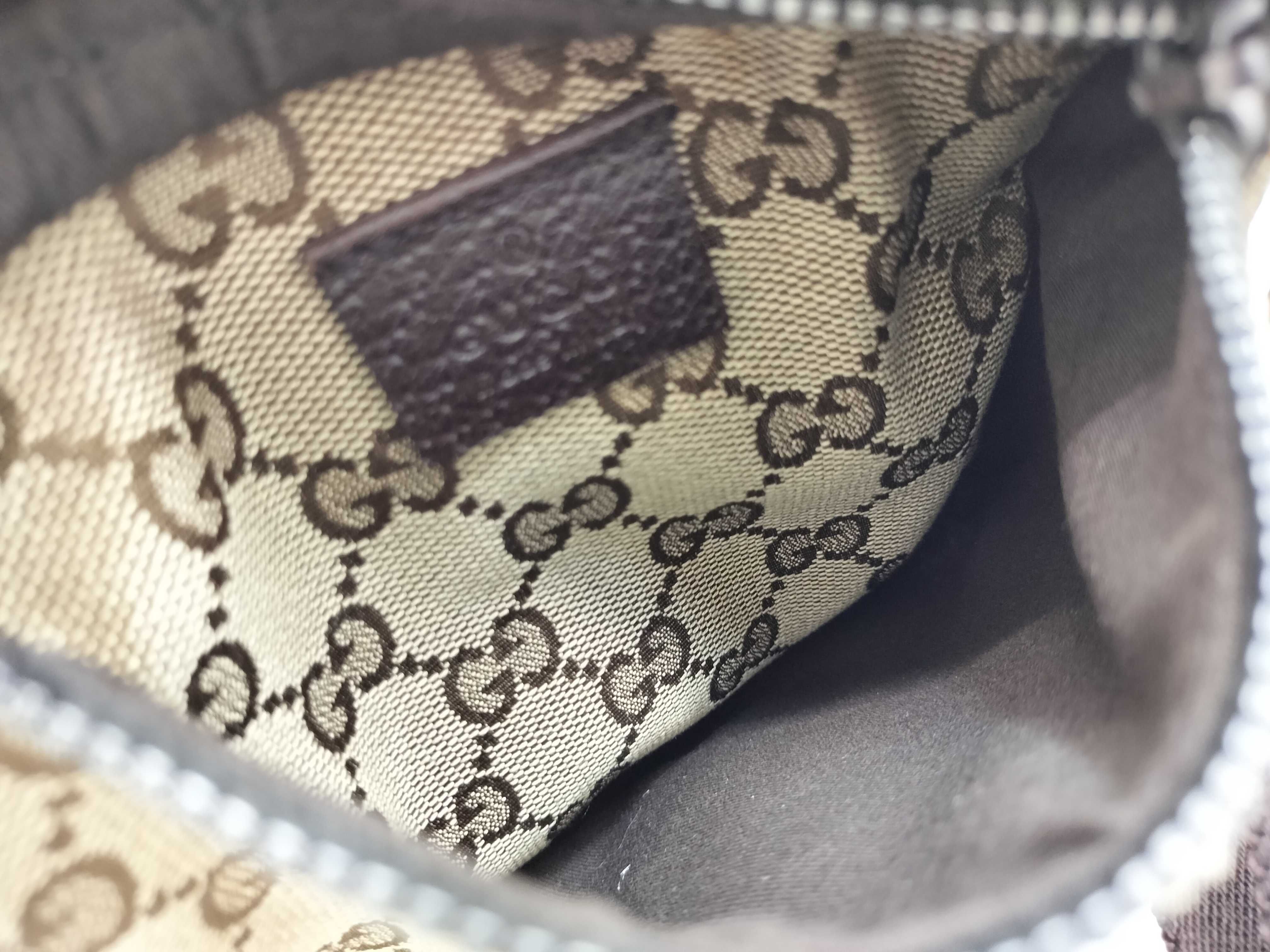 GG Canvas Waist Pouch Body Bag with Double Pockets (28566) — view 11