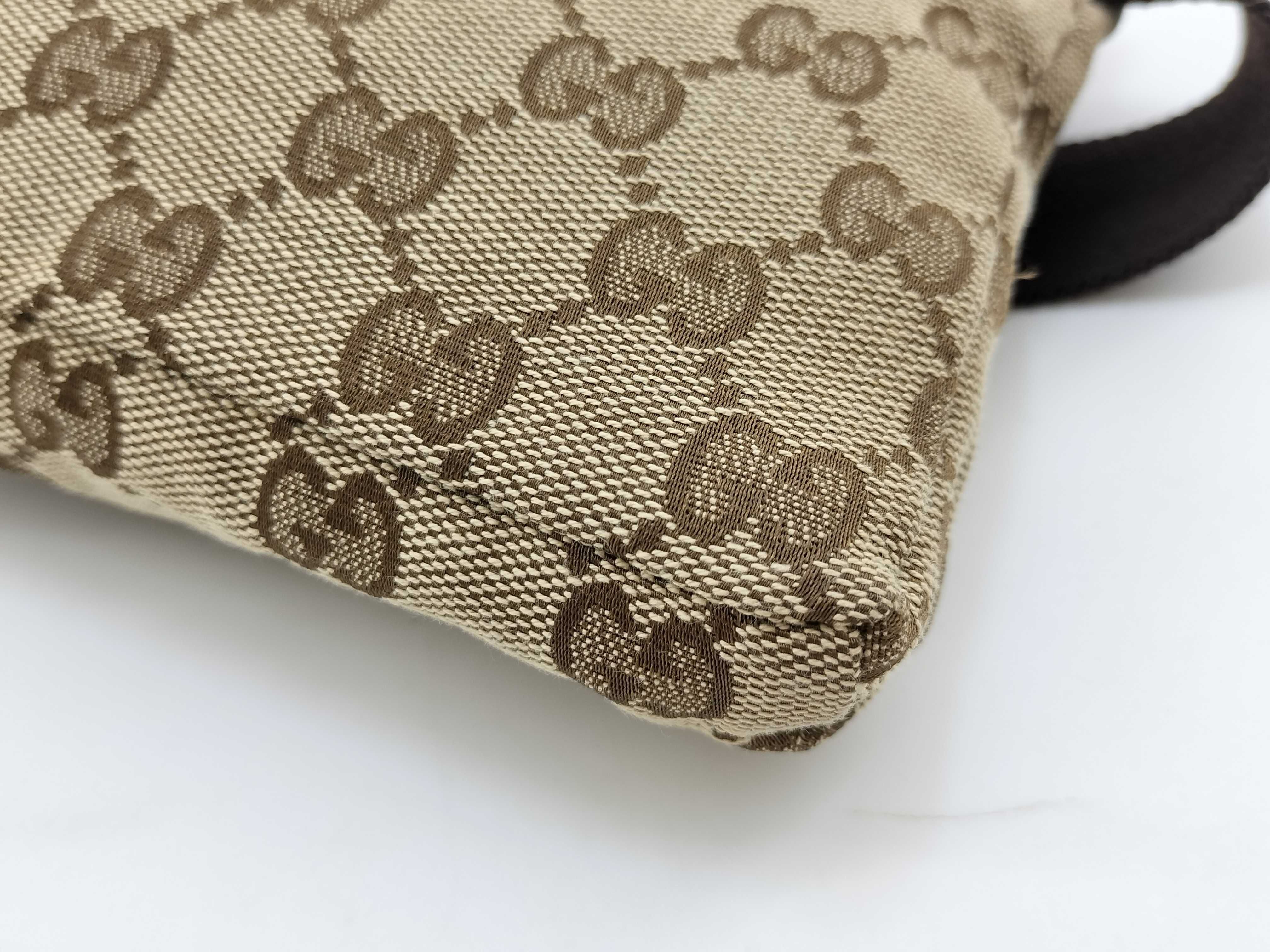 GG Canvas Waist Pouch Body Bag with Double Pockets (28566) — view 8