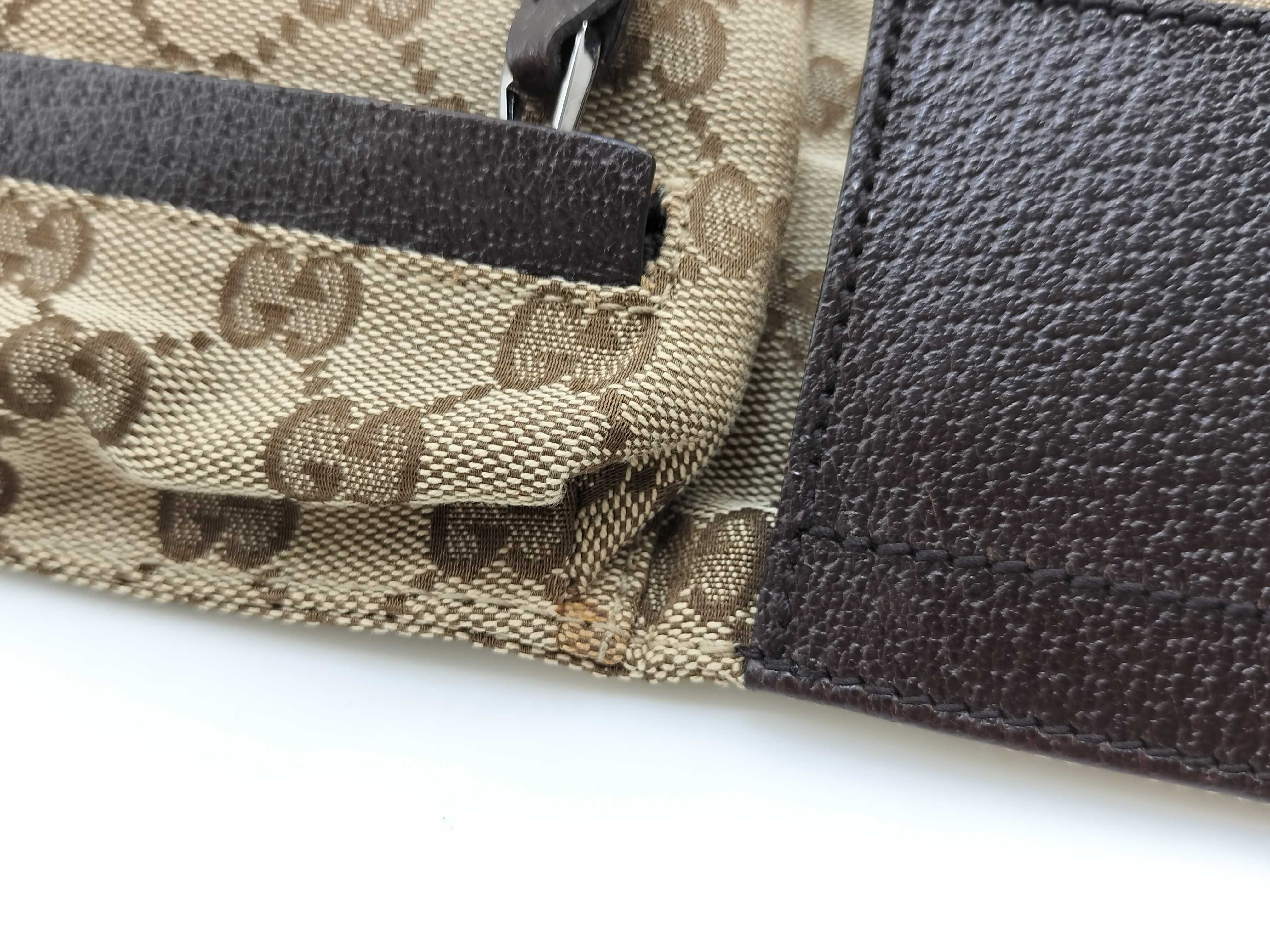 GG Canvas Waist Pouch Body Bag with Double Pockets (28566) — view 10