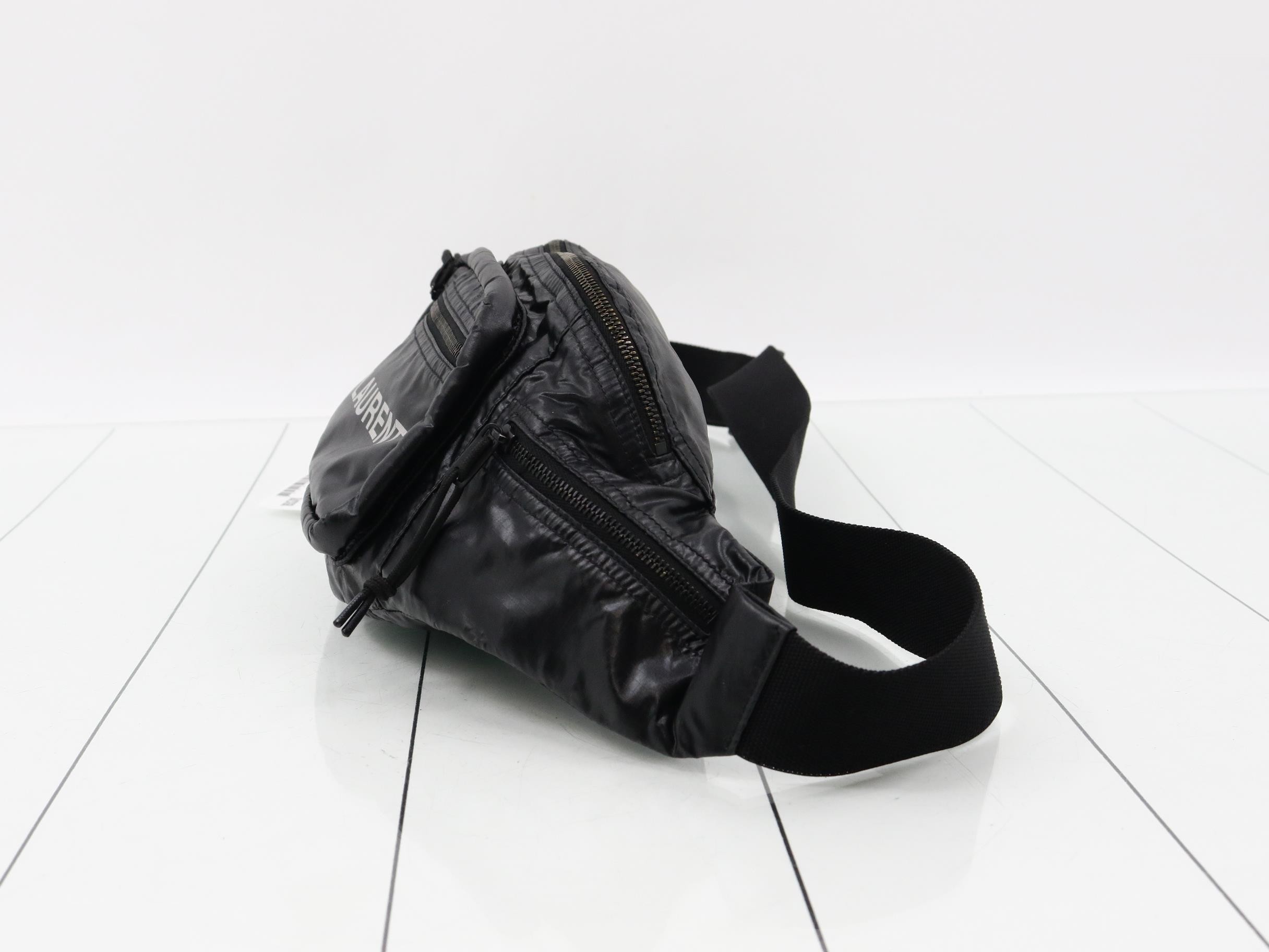 Nux Nylon Body Bag/Waist Bag, Black — view 3