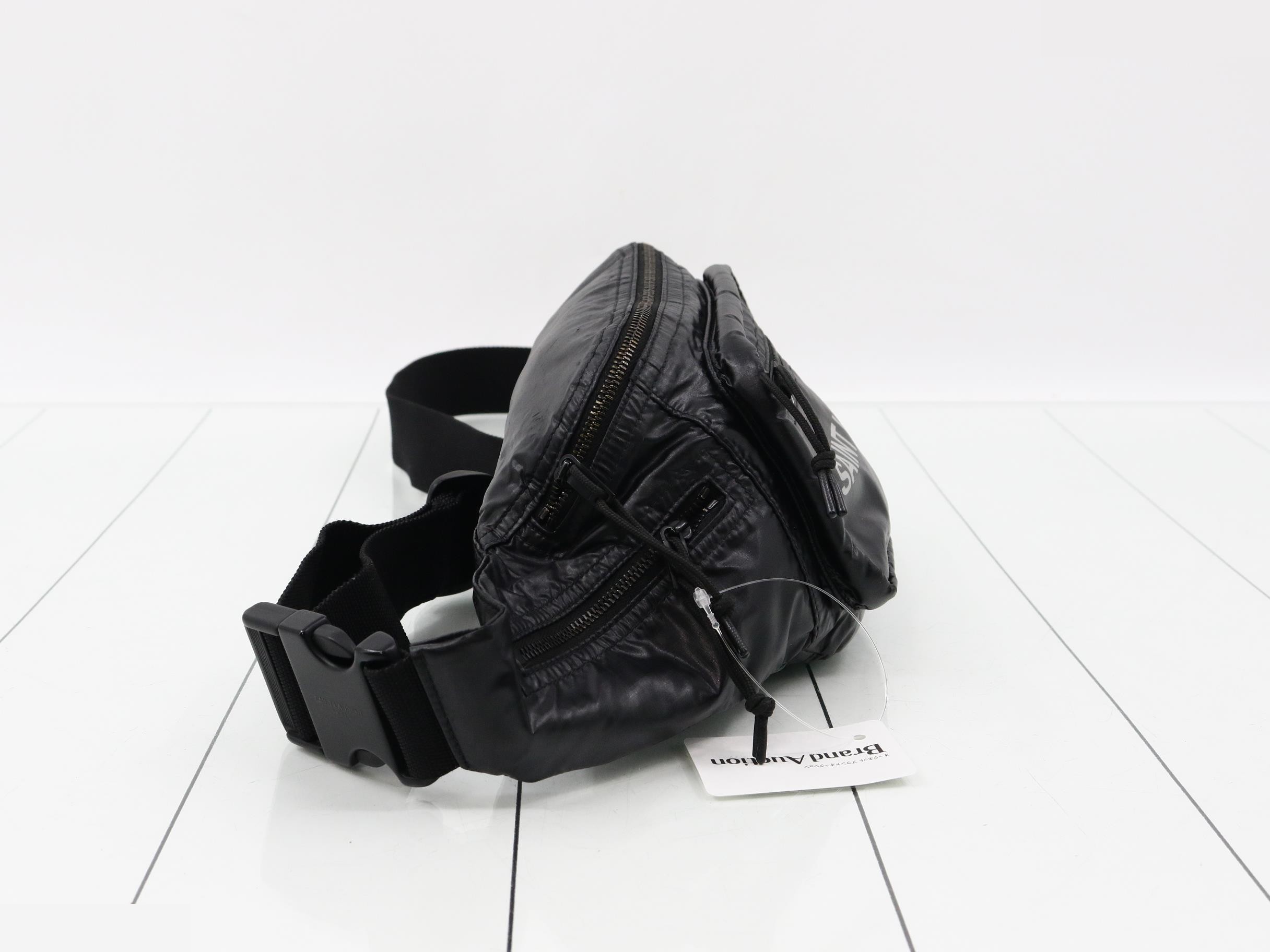Nux Nylon Body Bag/Waist Bag, Black — view 4