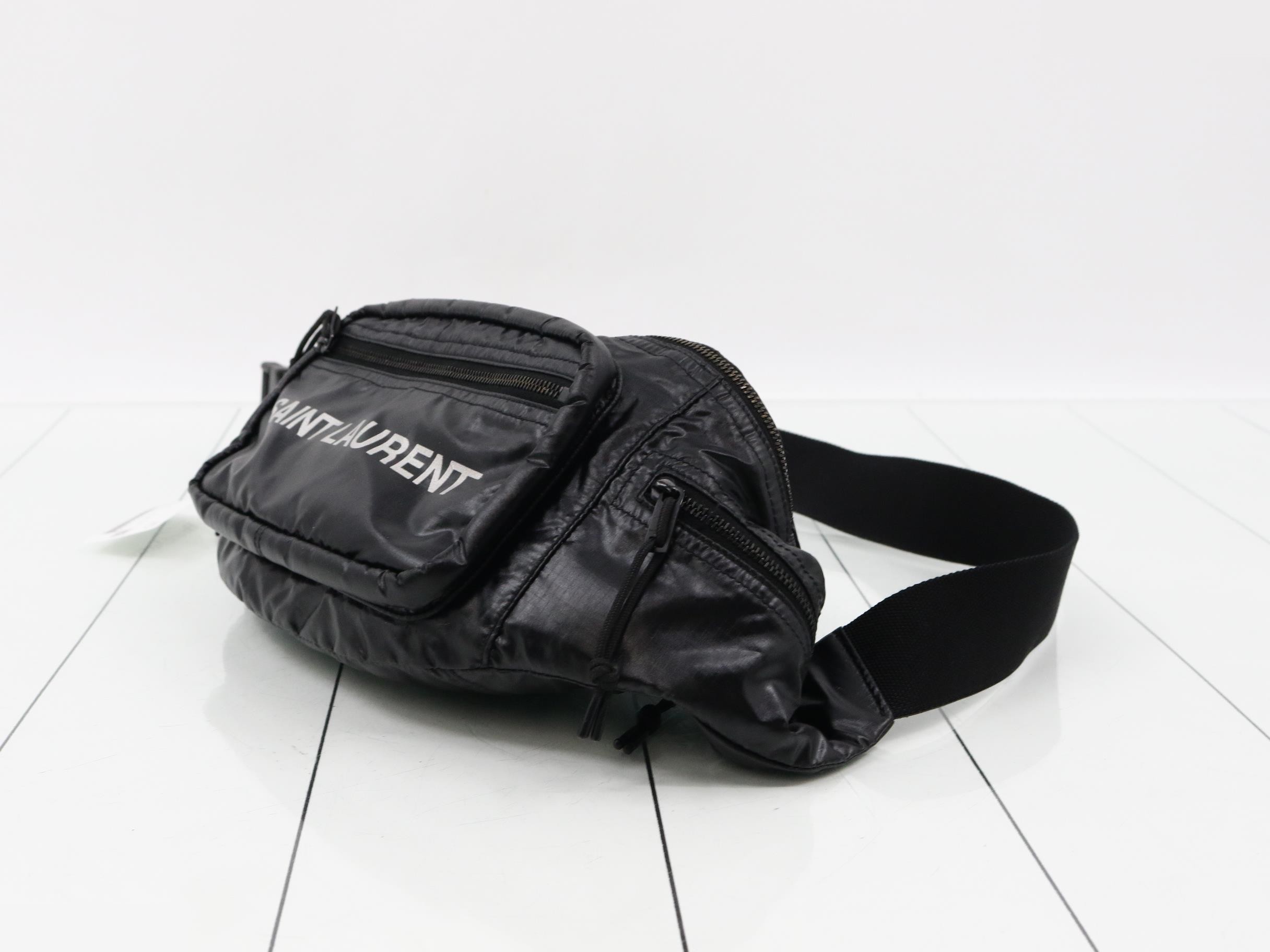 Nux Nylon Body Bag/Waist Bag, Black — view 6
