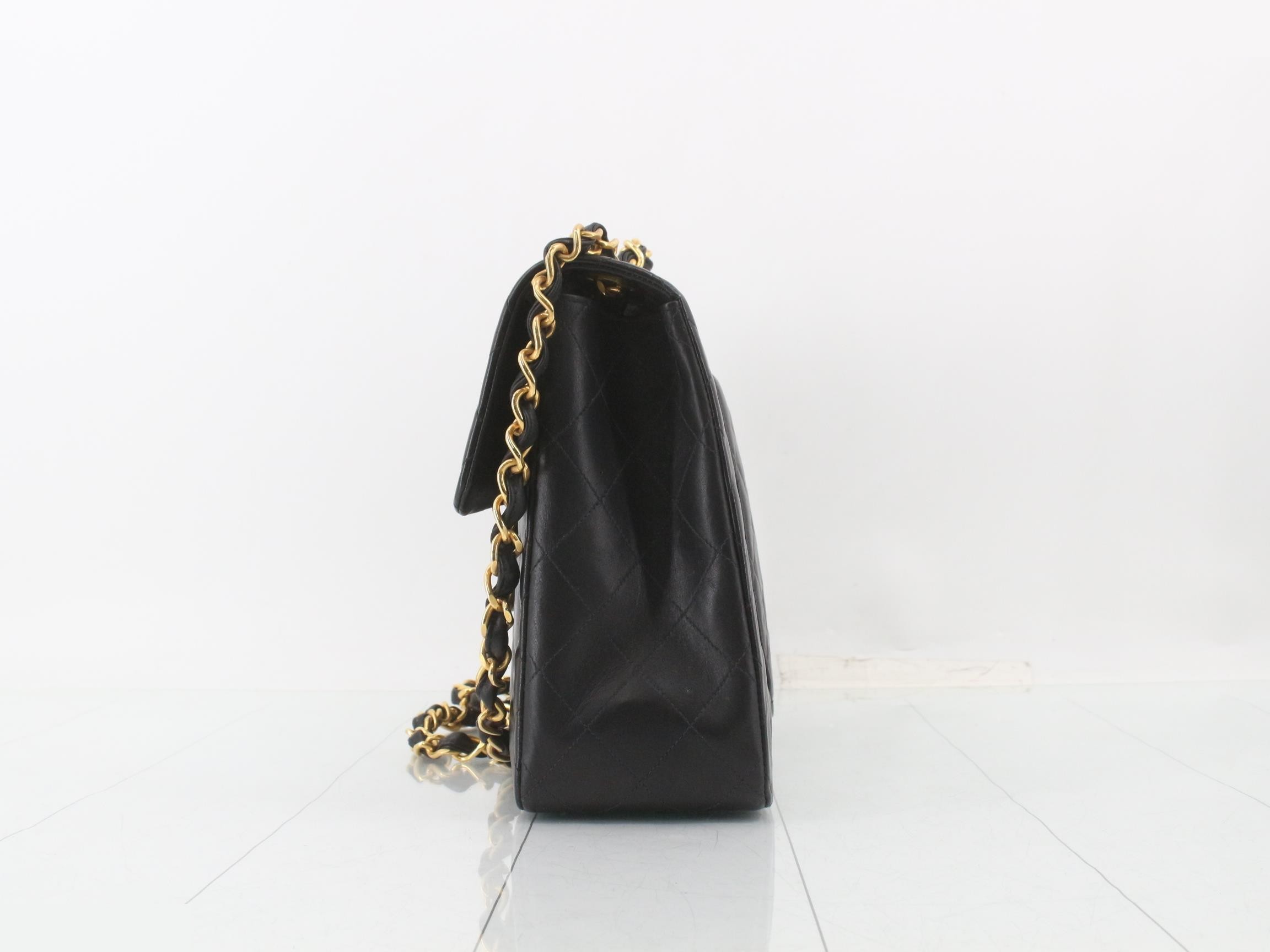 Large Matelassé Chain Shoulder Bag — view 3