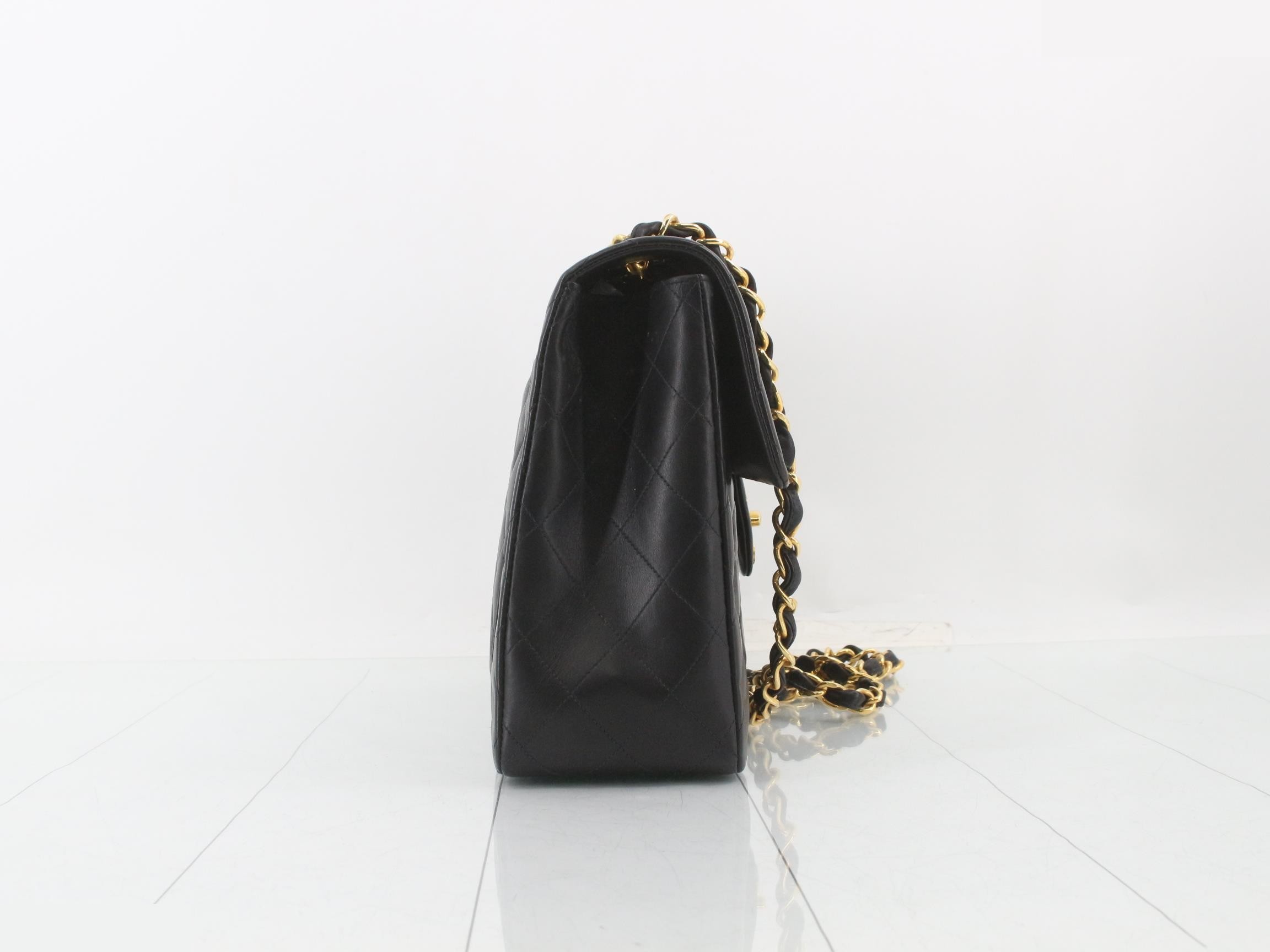 Large Matelassé Chain Shoulder Bag — view 4