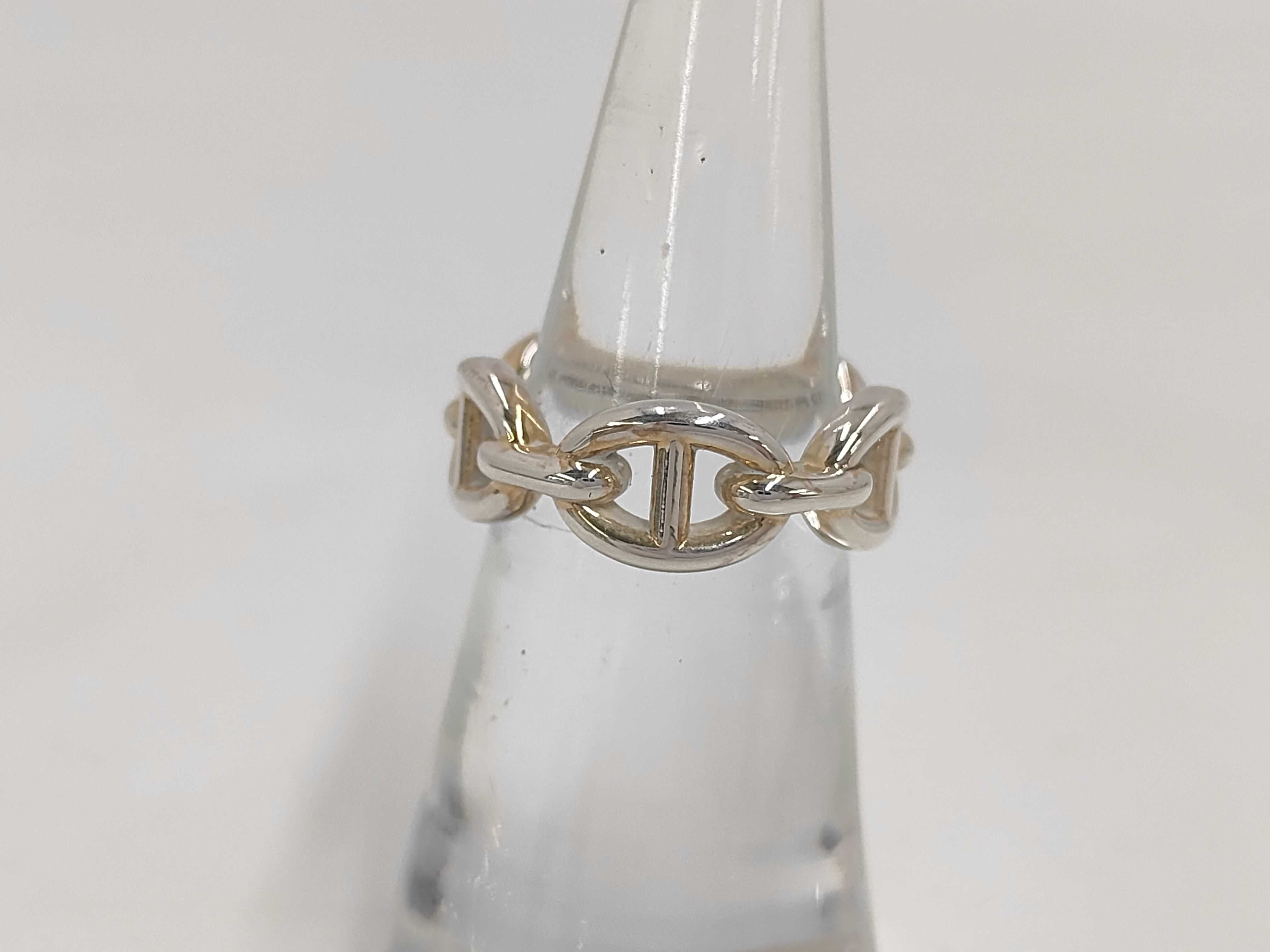 Chaine d'Ancre Enchainée Ring, 925 Sterling Silver, 5.38g, Size #49