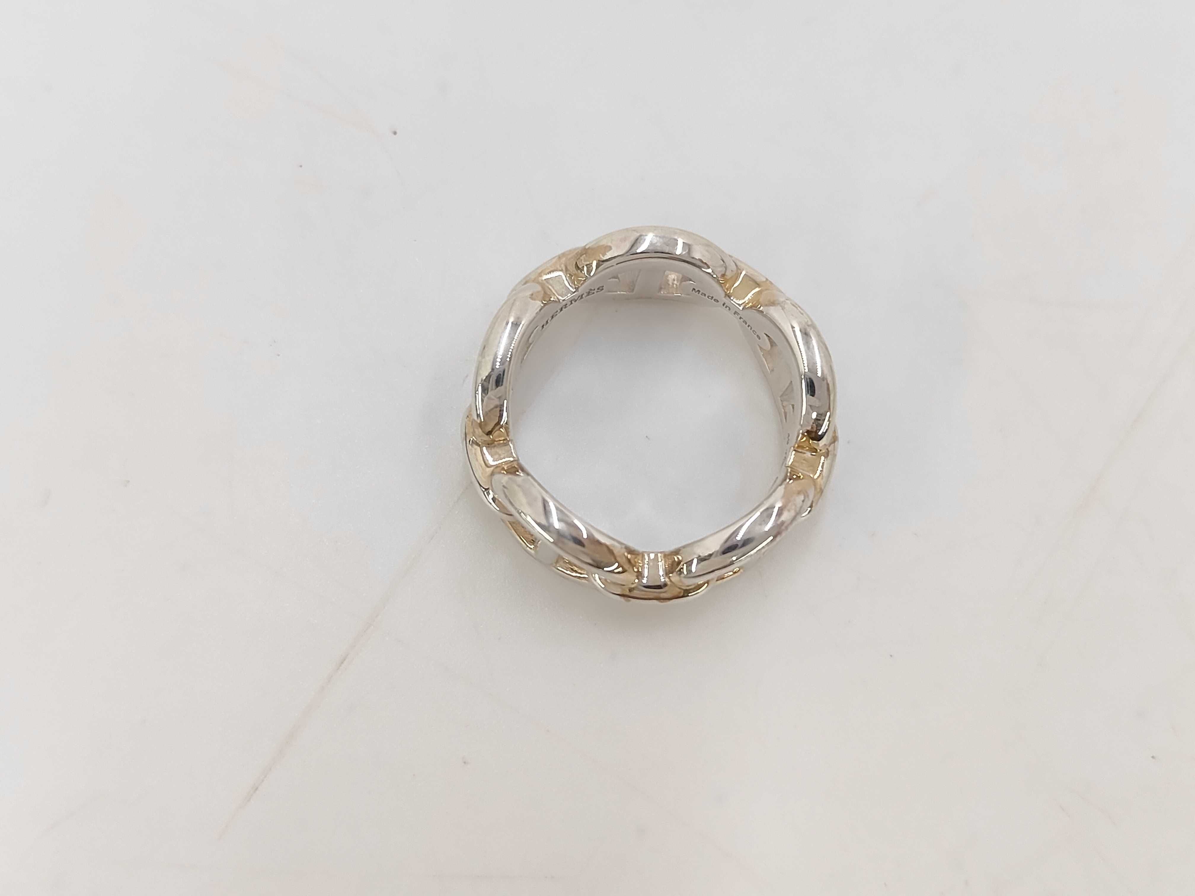 Chaine d'Ancre Enchainée Ring, 925 Sterling Silver, 5.38g, Size #49 — view 6