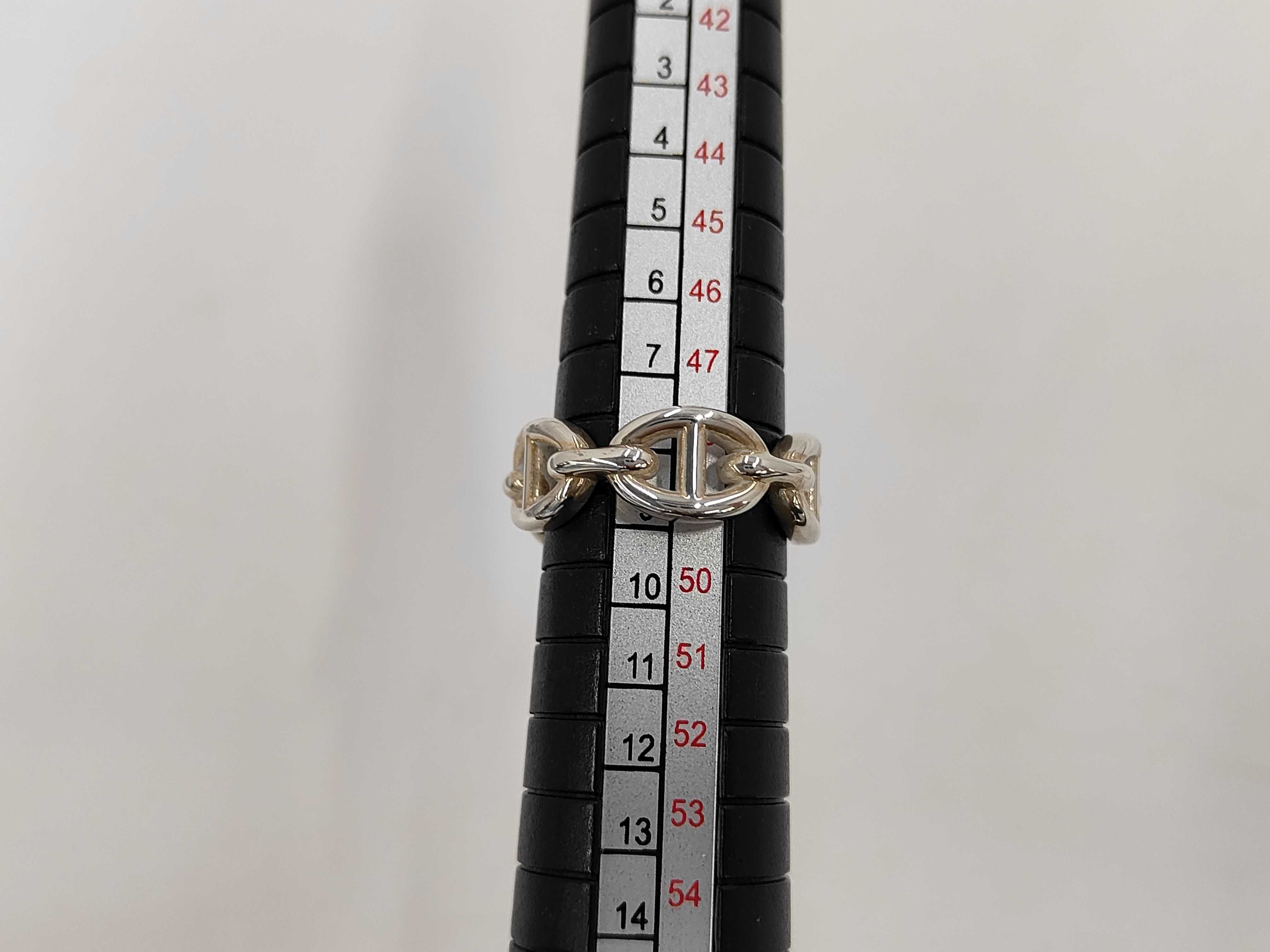 Chaine d'Ancre Enchainée Ring, 925 Sterling Silver, 5.38g, Size #49 — view 7