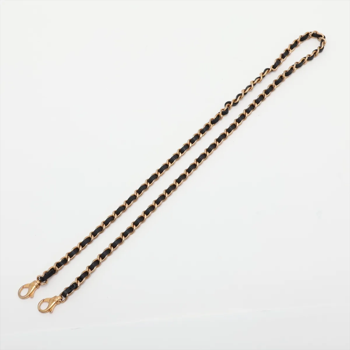 Matelassé Lambskin Chain Shoulder Bag, Black with Gold Hardware, LL43UK2A, Random Serial Number — view 5