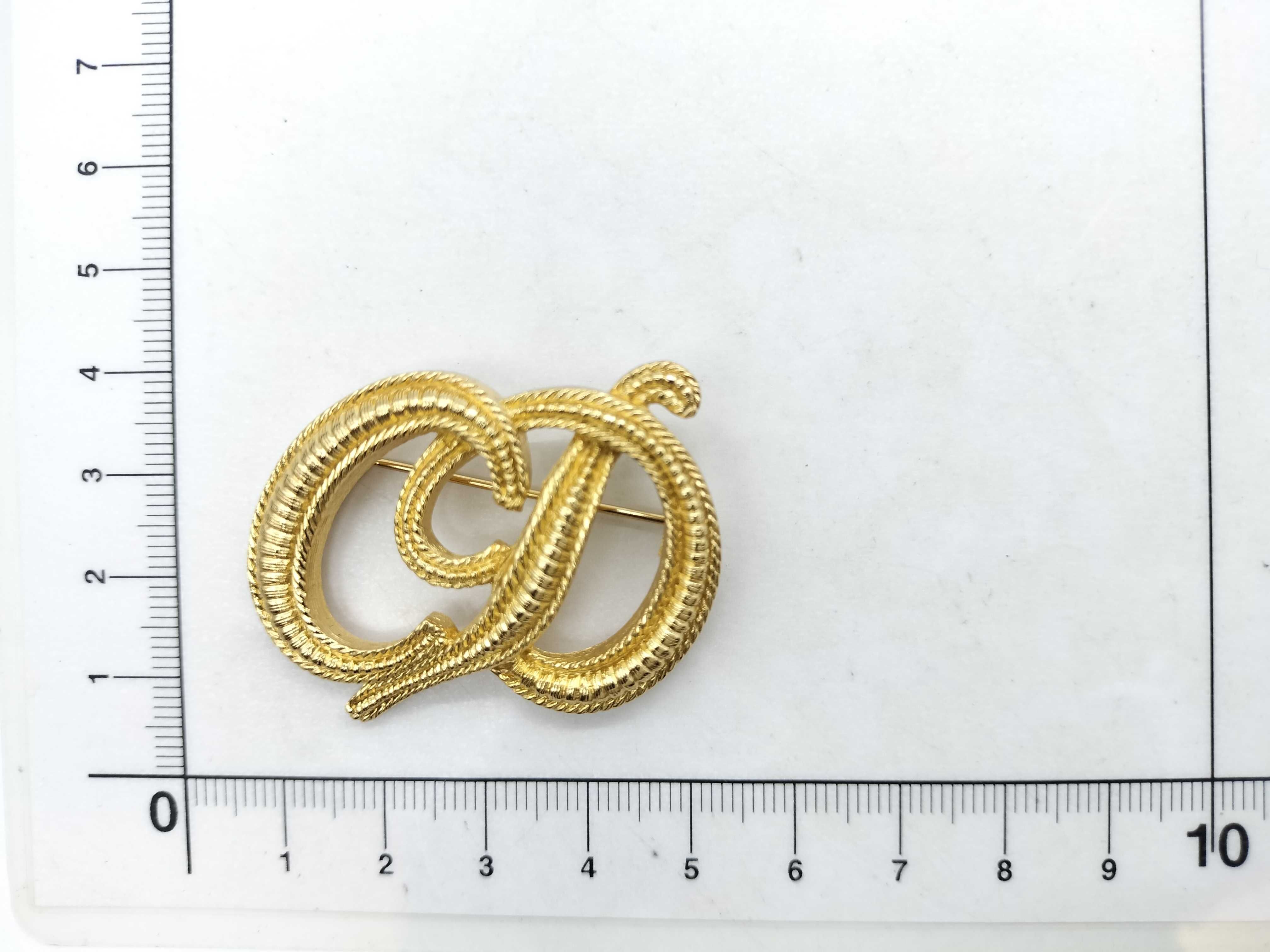 CD Brooch, Gold Color Brooch — view 6
