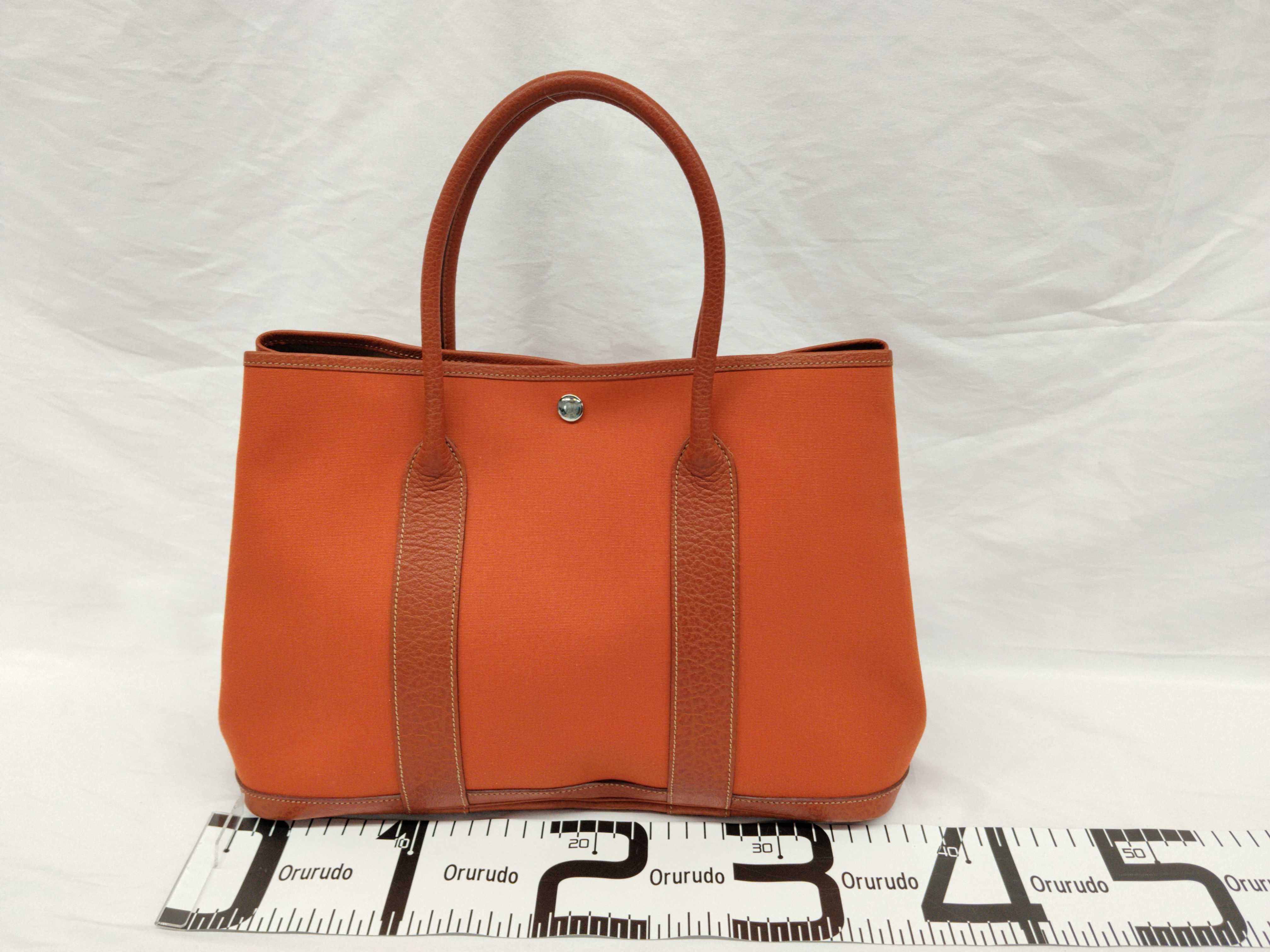 Garden Party PM Buffalo x Toile Officier Silver Hardware J: 2006 Tote Bag — view 2