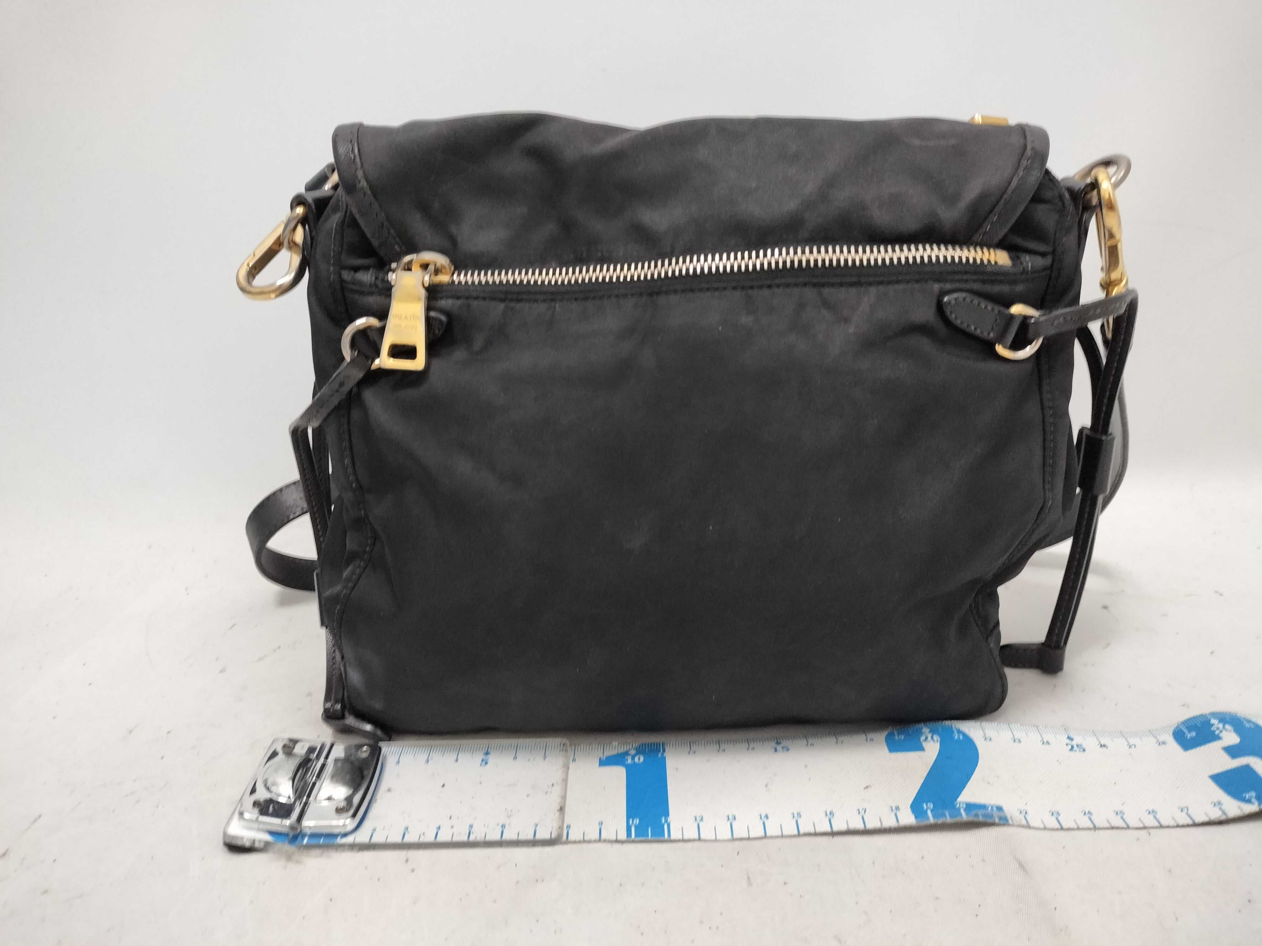 Messenger Bag Logo Black Shoulder Bag — view 2