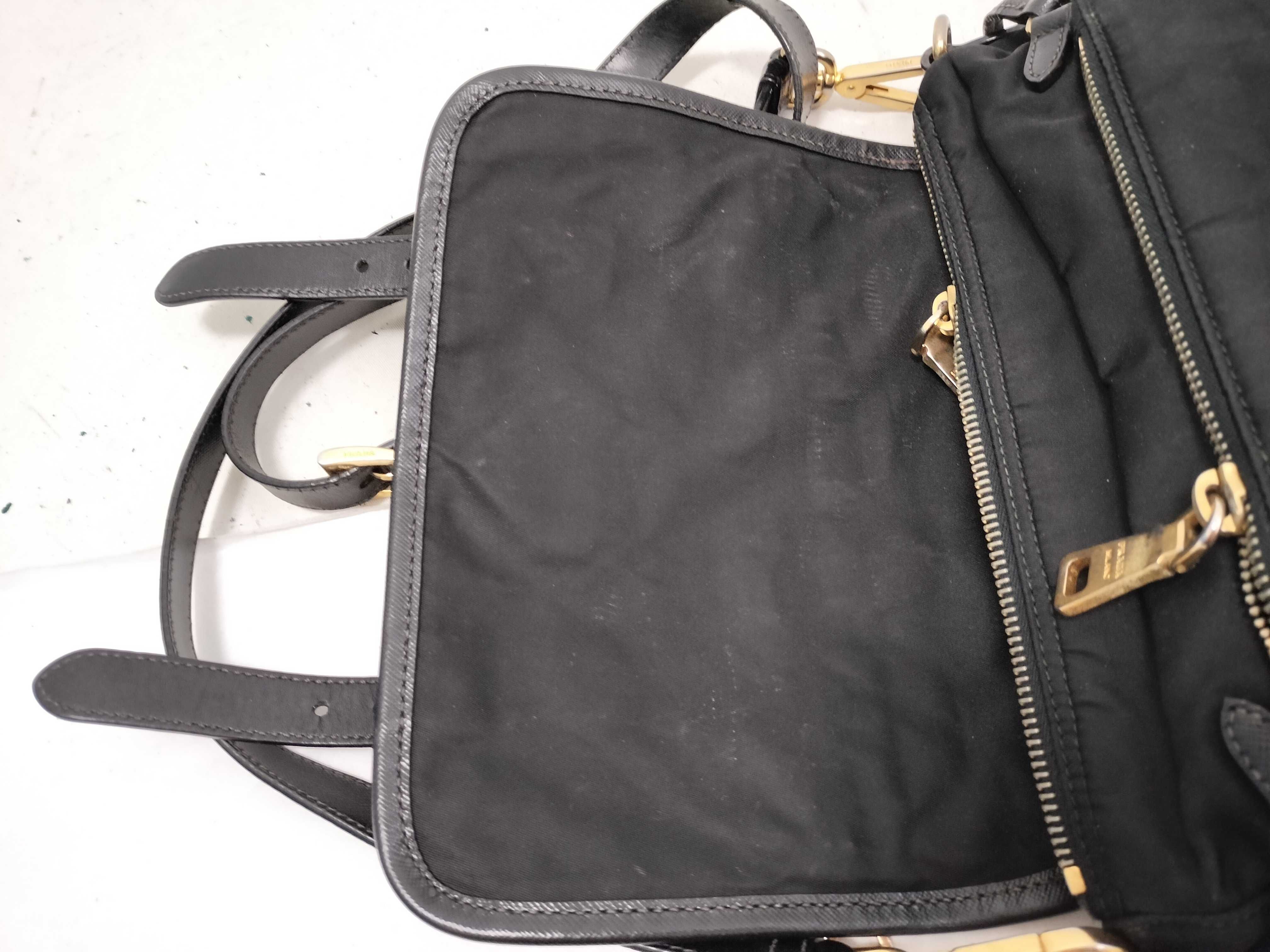Messenger Bag Logo Black Shoulder Bag — view 9