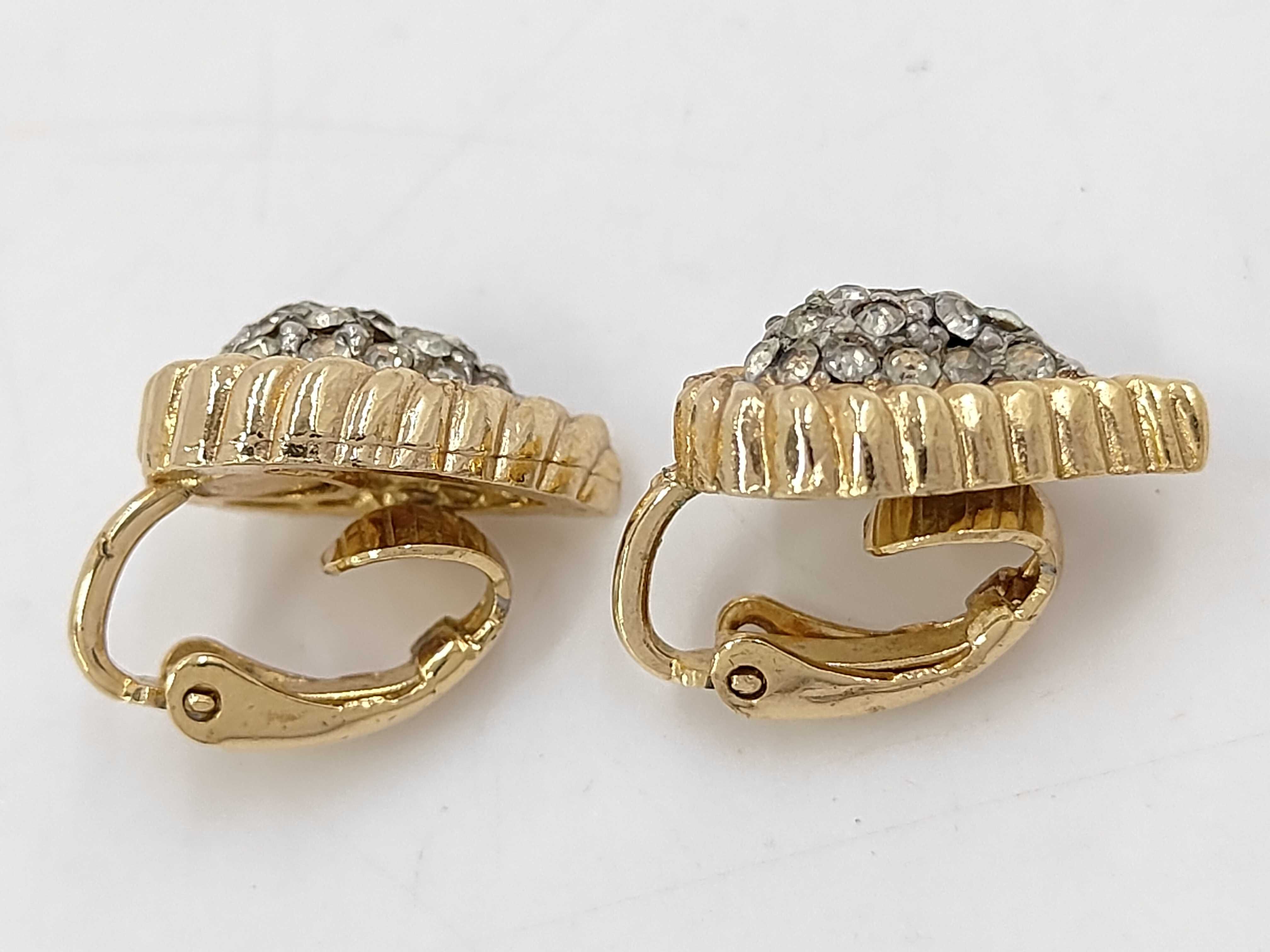 Drop Stone Gold (YG) Earrings — view 2