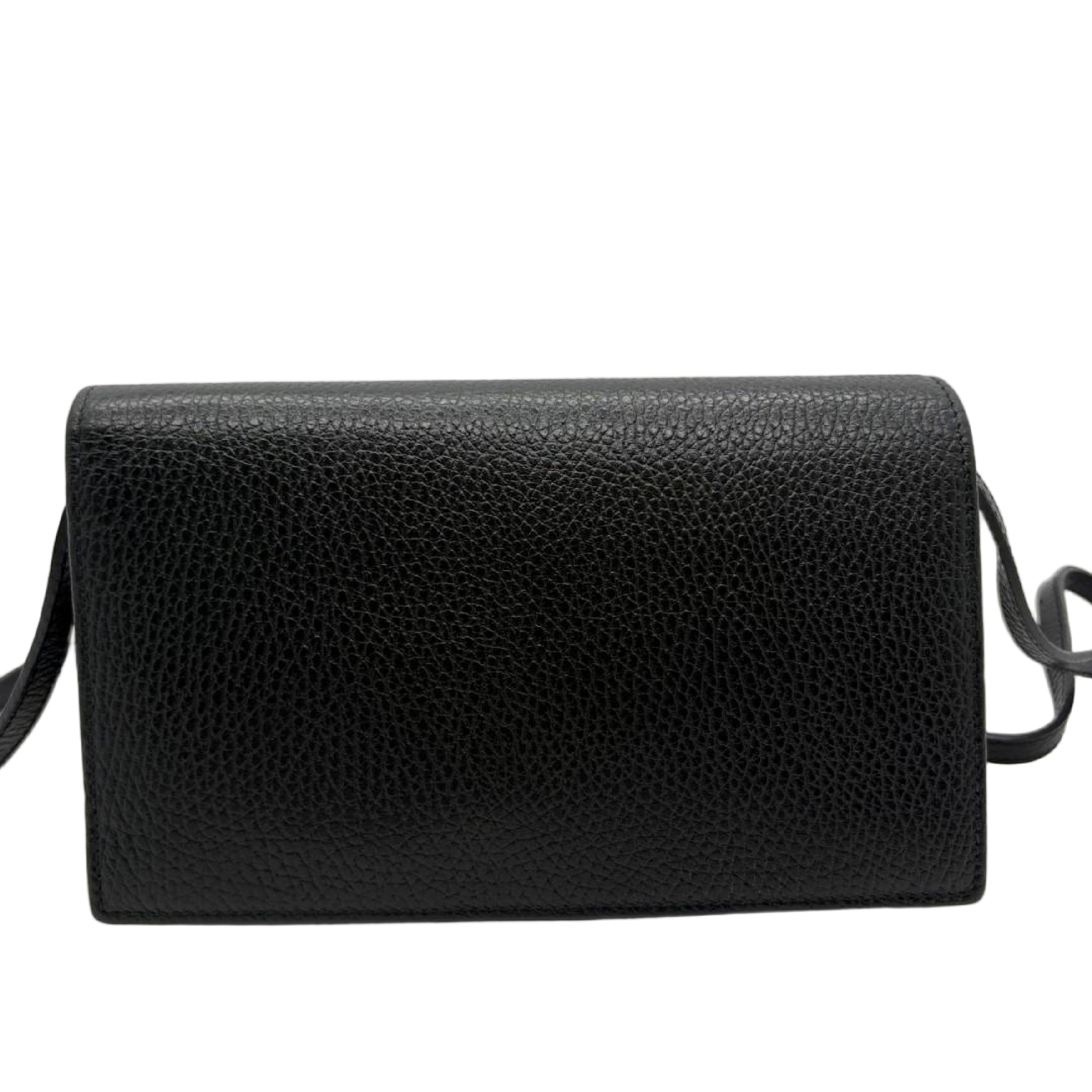 Leather Chain Shoulder Wallet Shoulder Bag — view 2