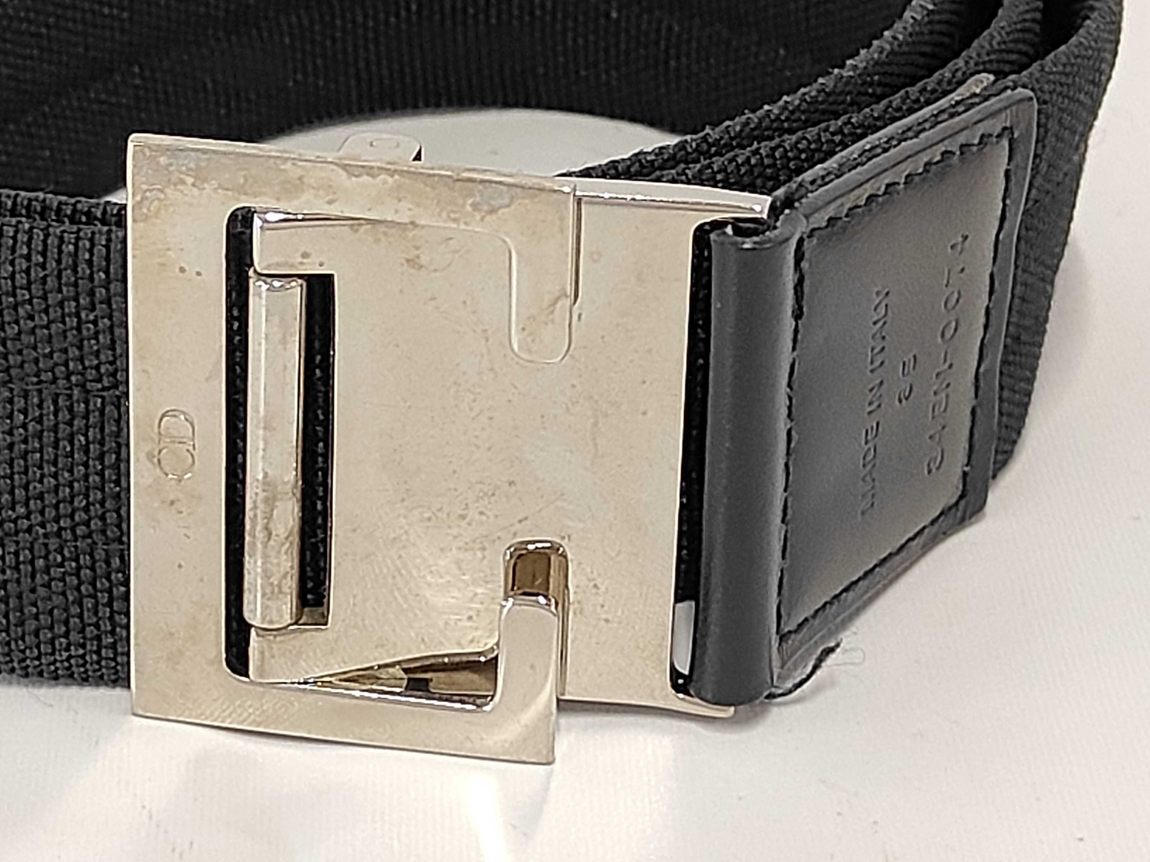 Dior CD Logo Gacha Belt Fabric 34BM-0074 Belt — view 2
