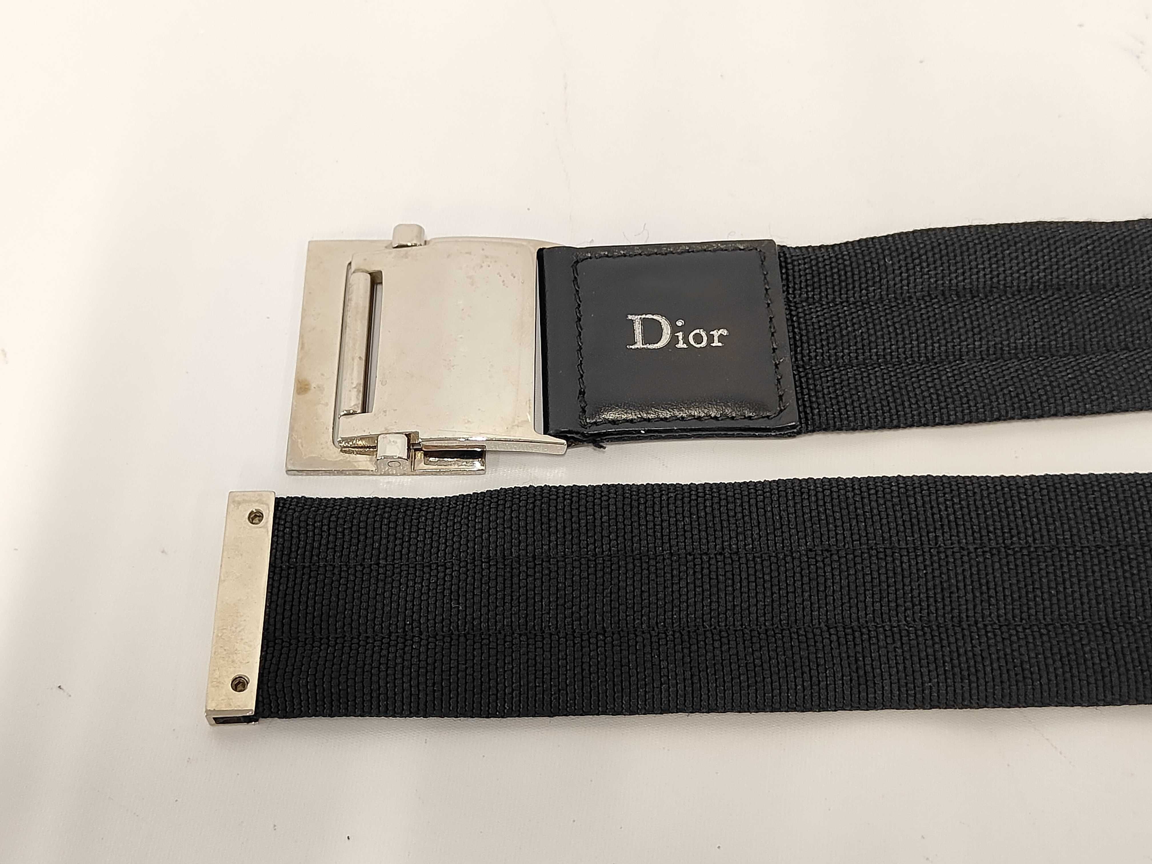 Dior CD Logo Gacha Belt Fabric 34BM-0074 Belt — view 5