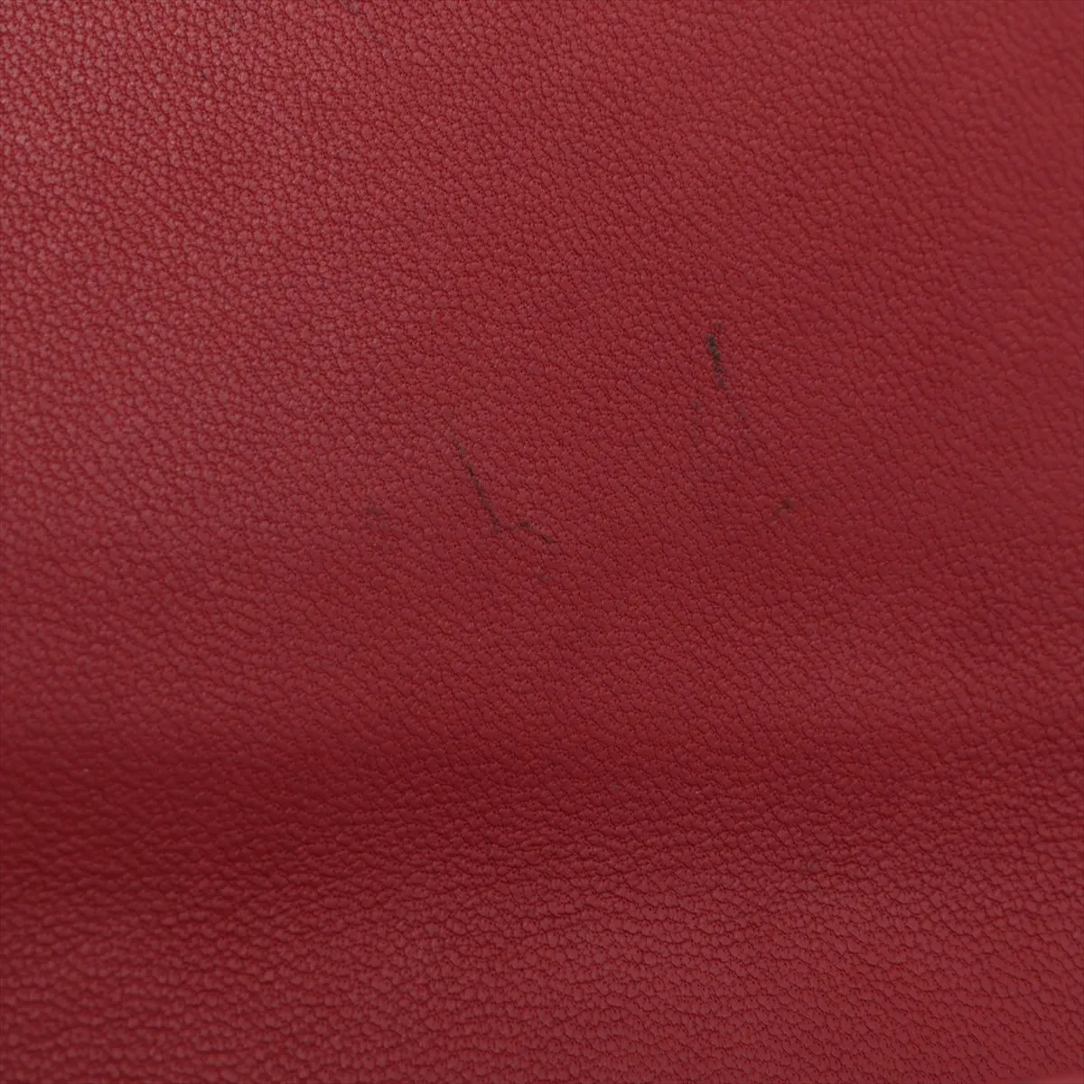 Intrecciato Leather Long Wallet Red — view 9