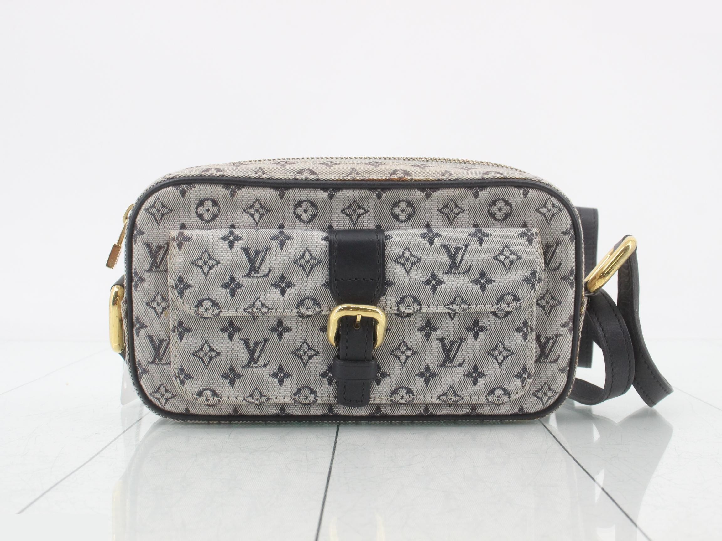 Monogram Mini Juliette MM Blue Shoulder Bag