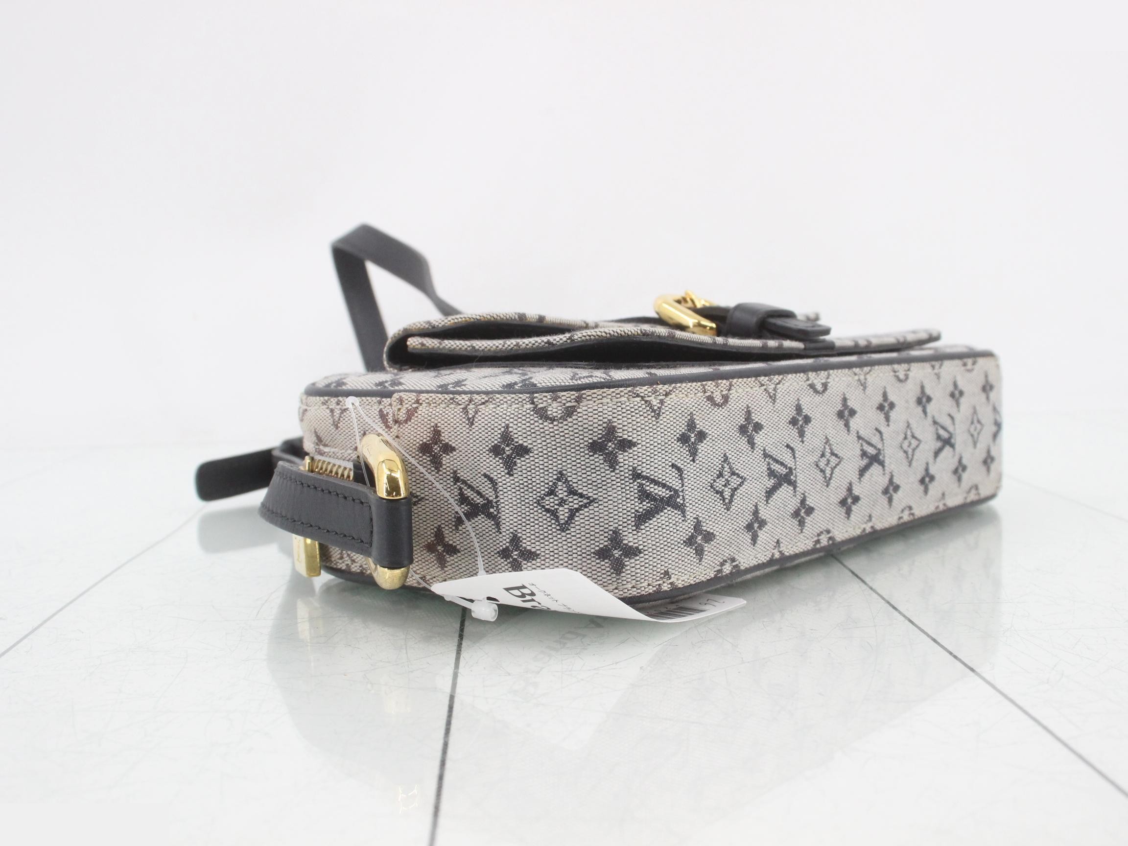Monogram Mini Juliette MM Blue Shoulder Bag — view 5