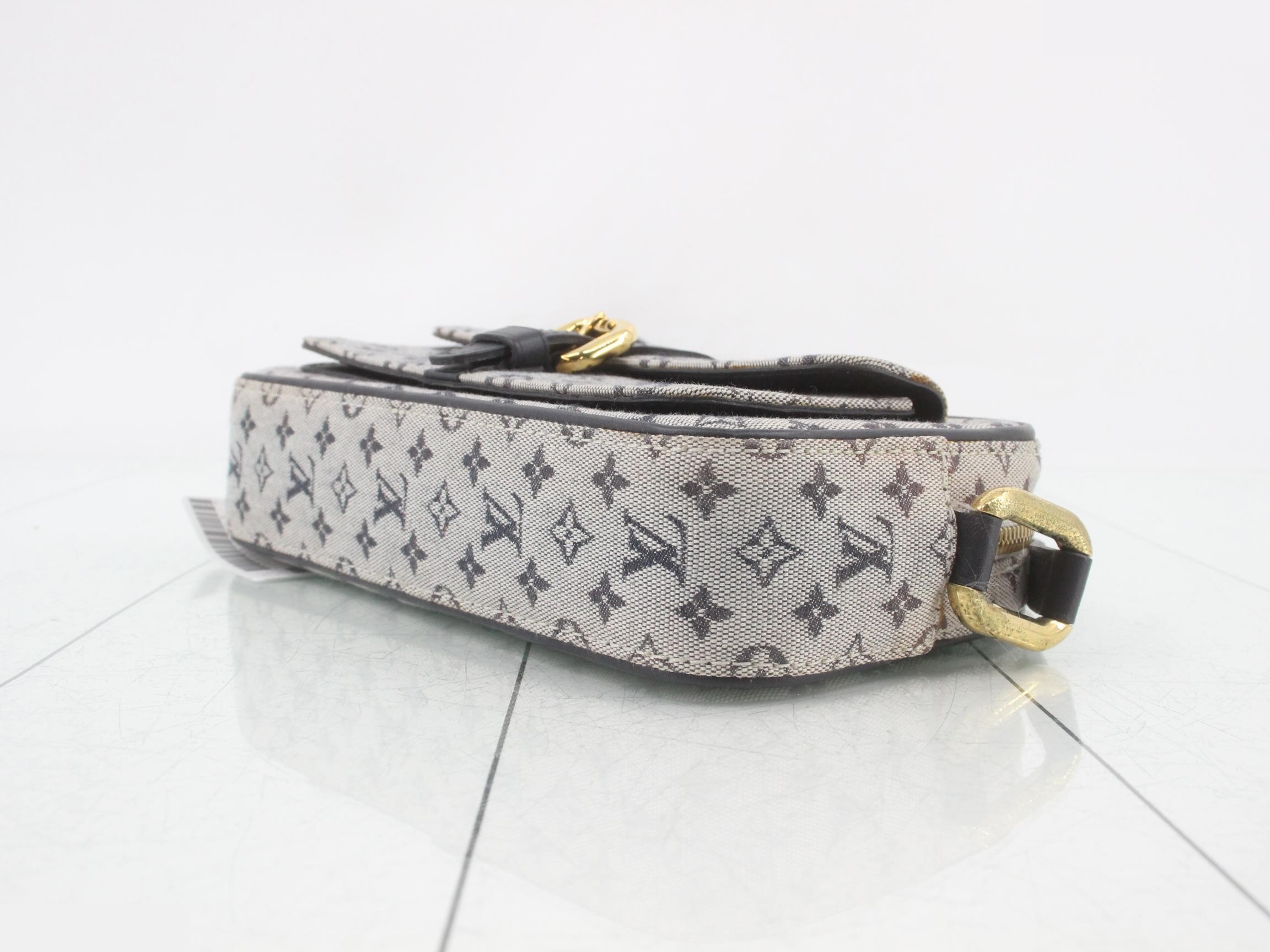 Monogram Mini Juliette MM Blue Shoulder Bag — view 6