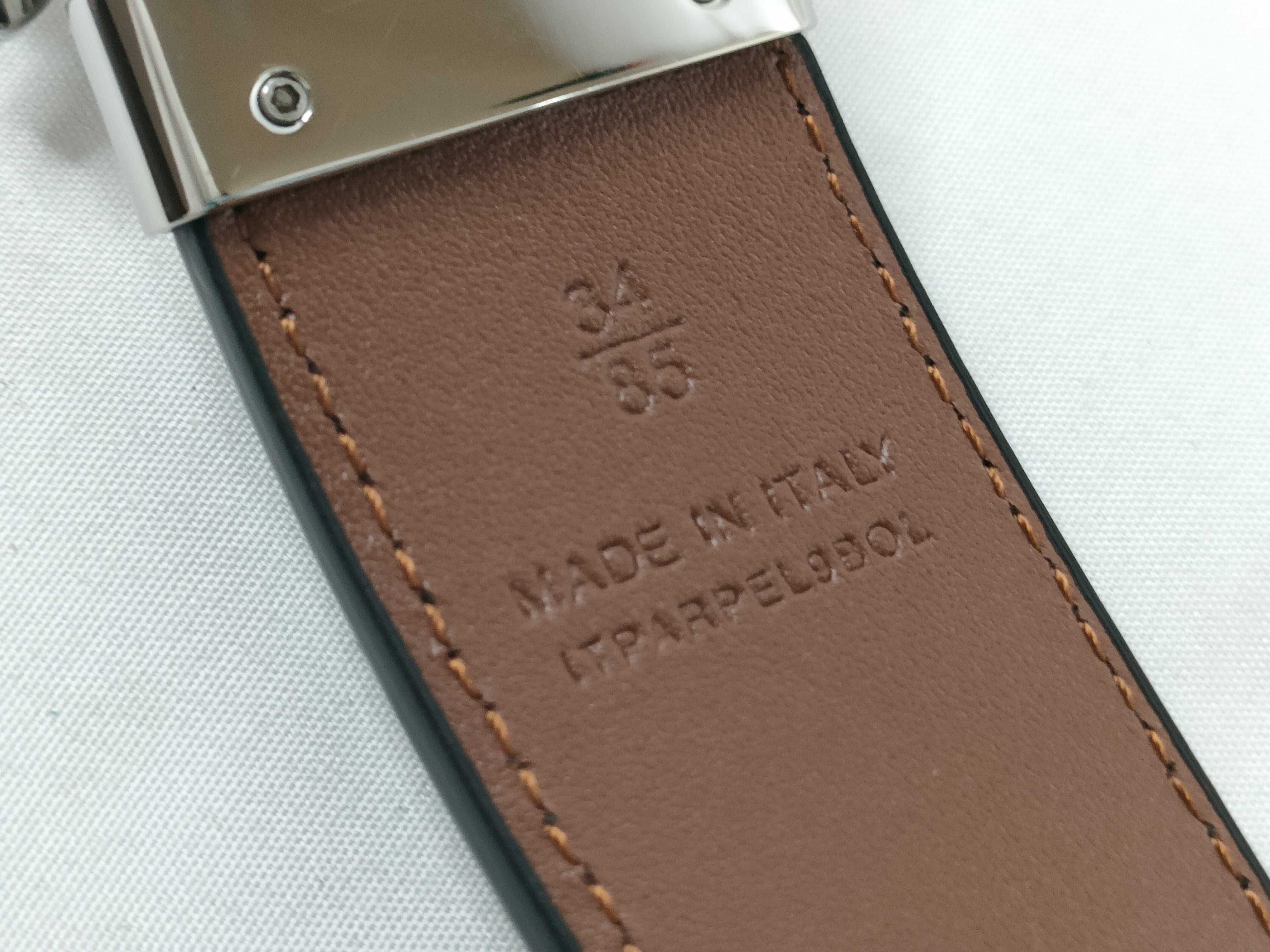 TB logo leather belt — view 5