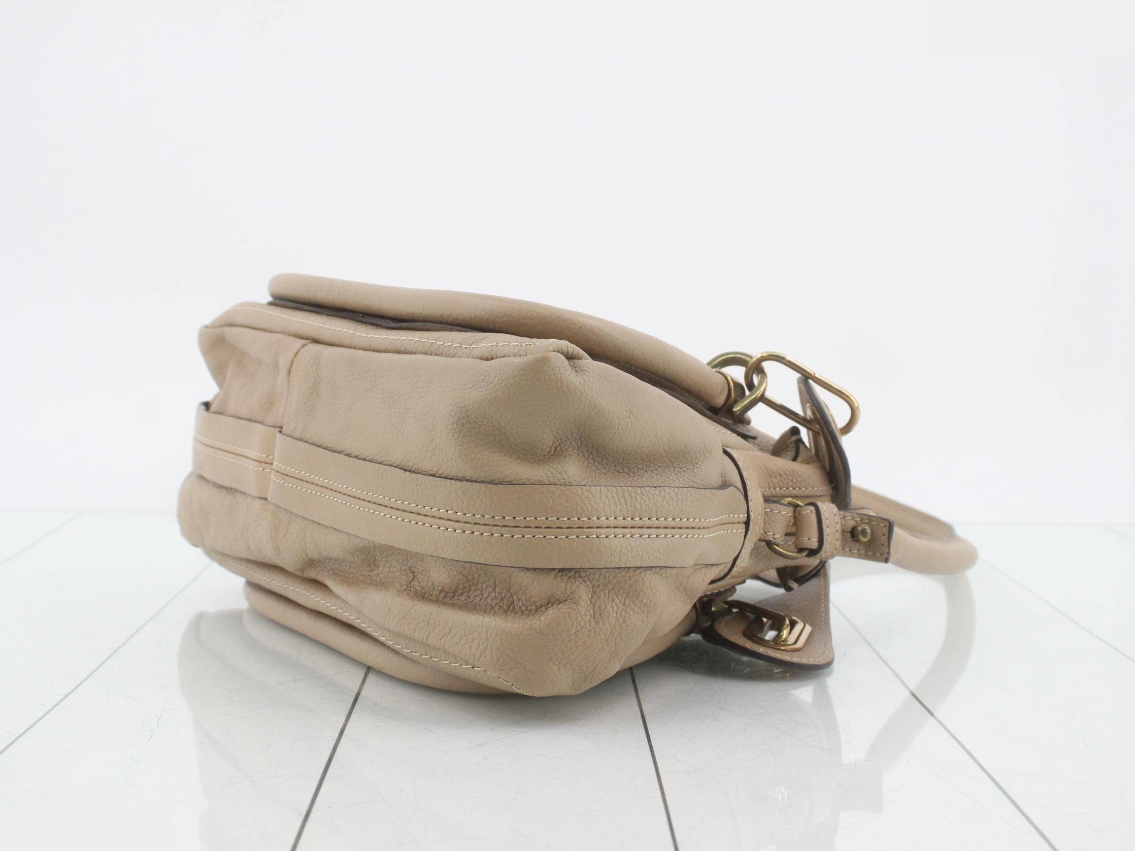 Paraty 2-Way Bag, Beige Leather — view 6