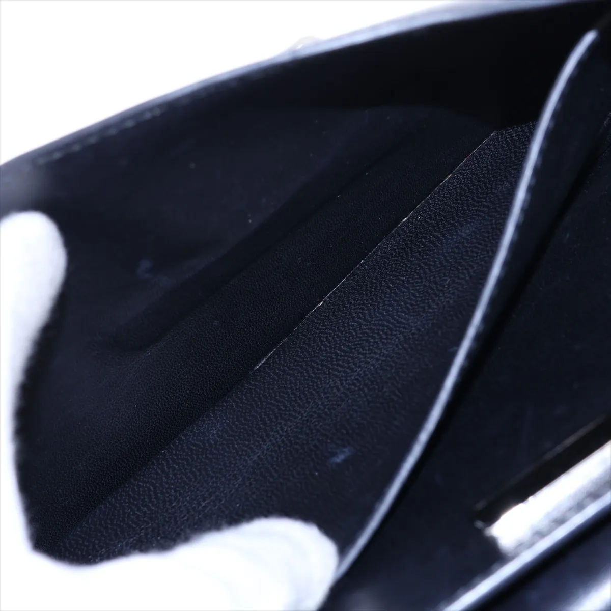 Cahier Calf Hair x Leather Shoulder Bag, Black, 1BD045 — view 8