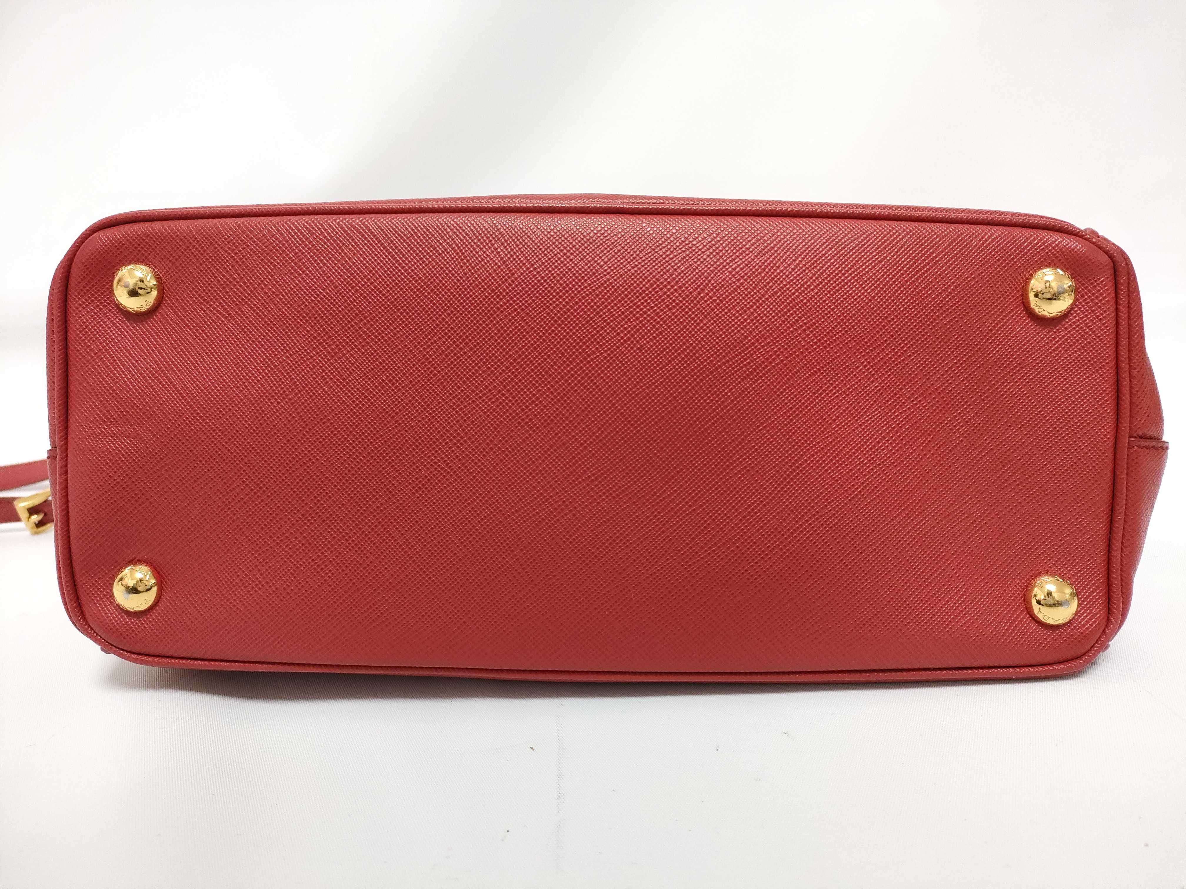 Galaxy Bag, Red Saffiano Leather Handbag — view 3