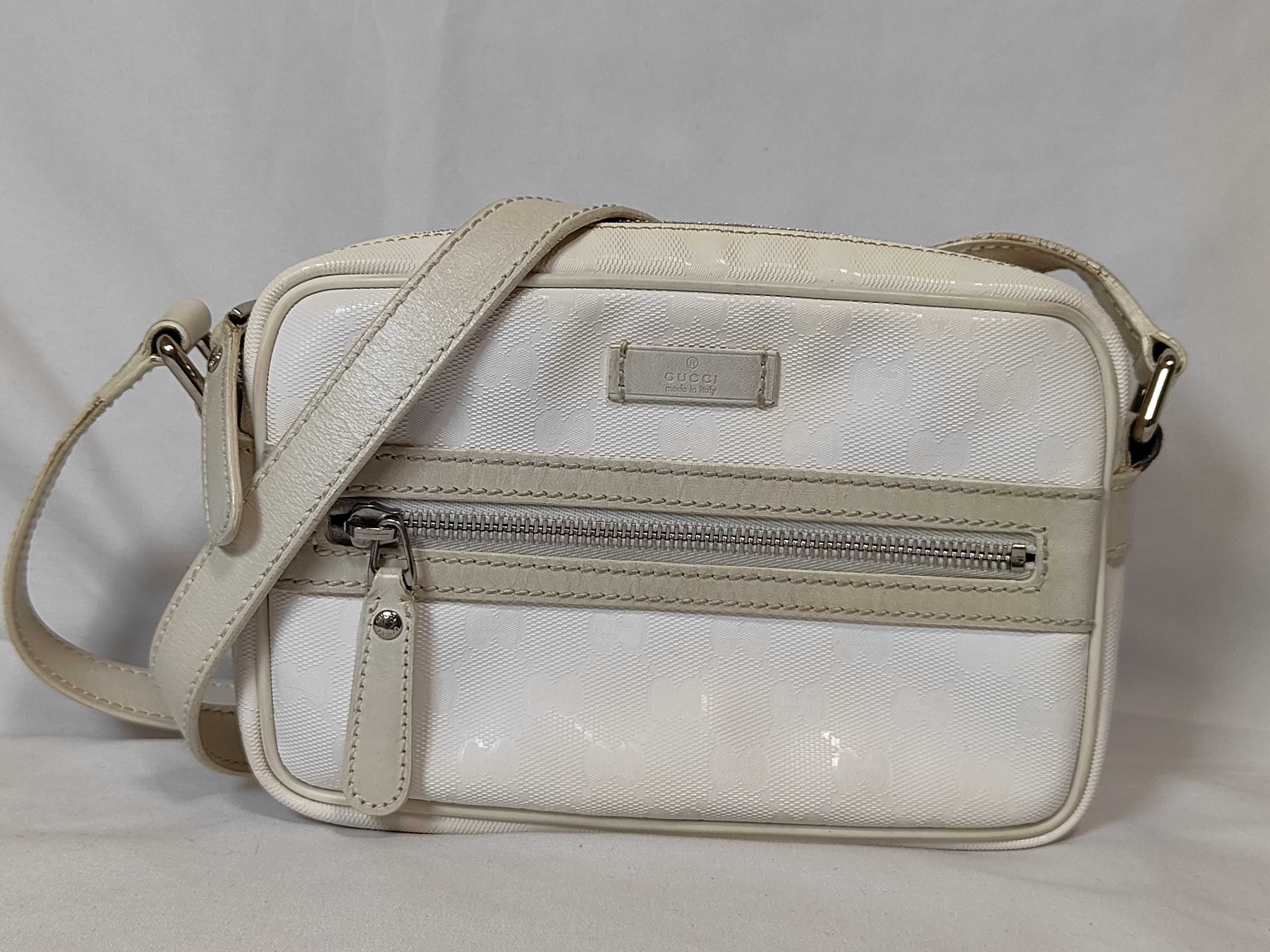 GG Imprime Shoulder Bag White Shoulder Bag