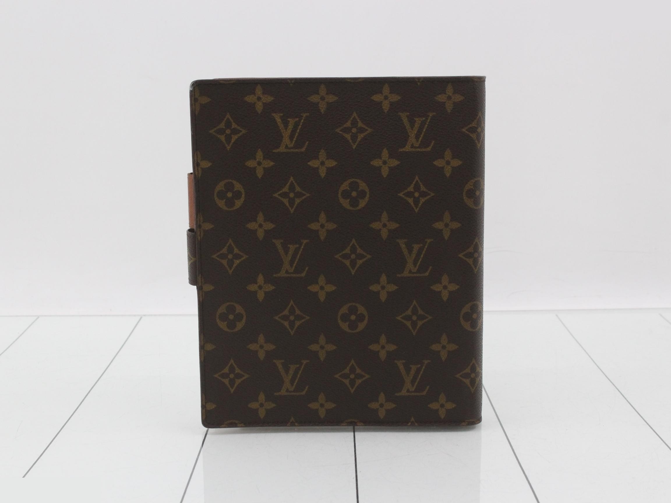 Monogram Agenda GM Notebook Cover — view 2