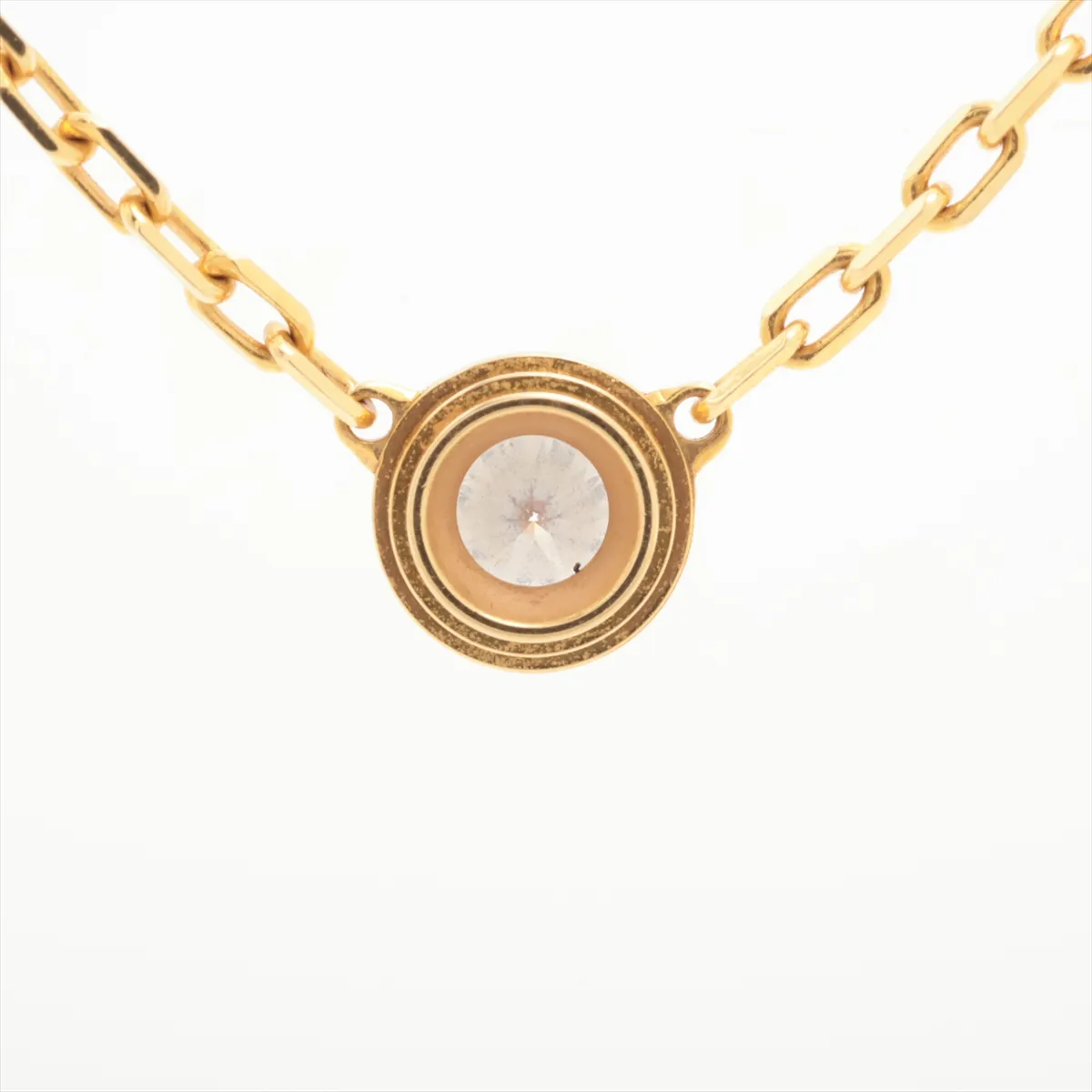 Damour SM Diamond Necklace 750 (Yellow Gold) 2.8g BSN712 — view 2
